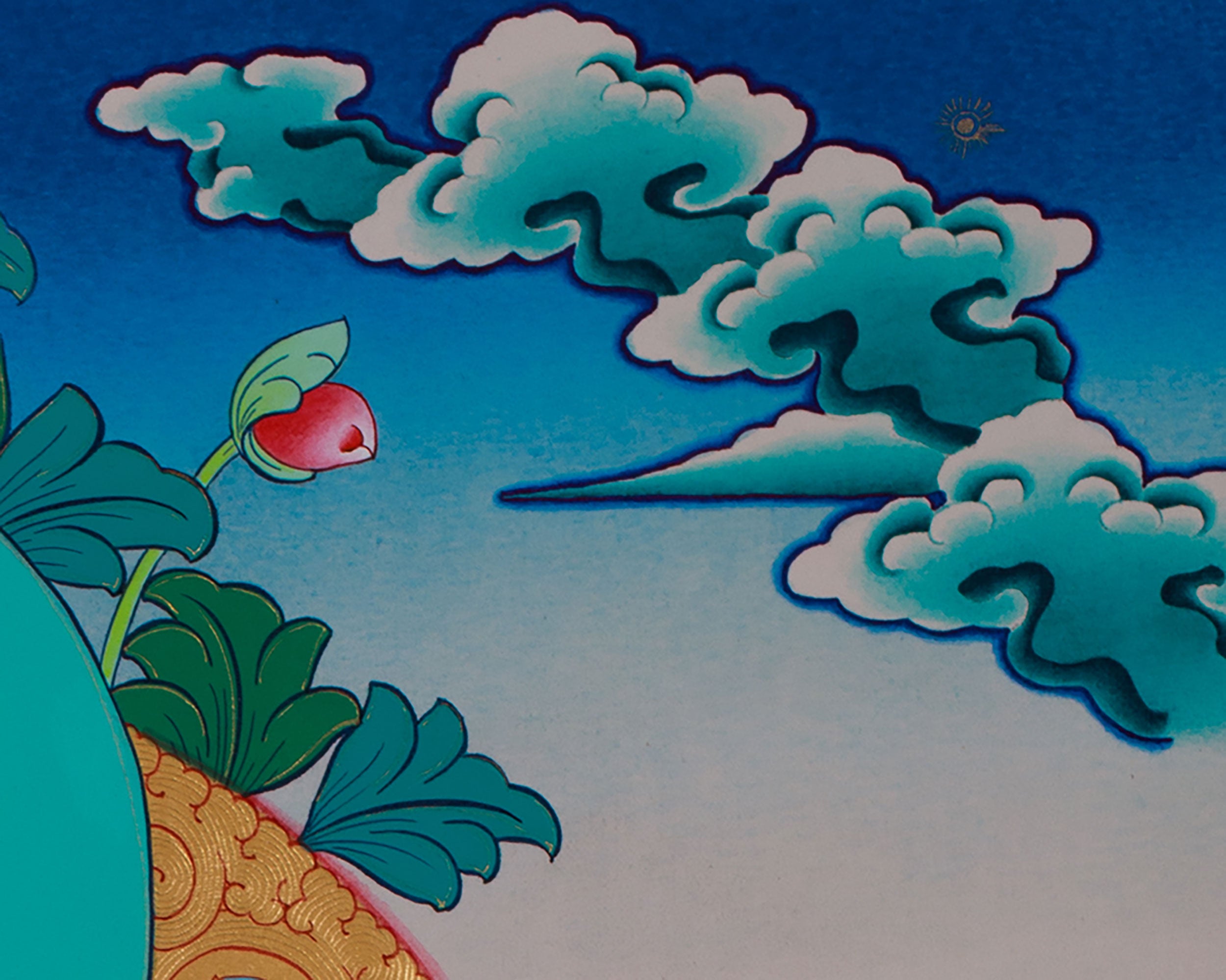 Hand-Painted Maitreya Buddha Art | Symbol of Future Enlightenment and Compassion