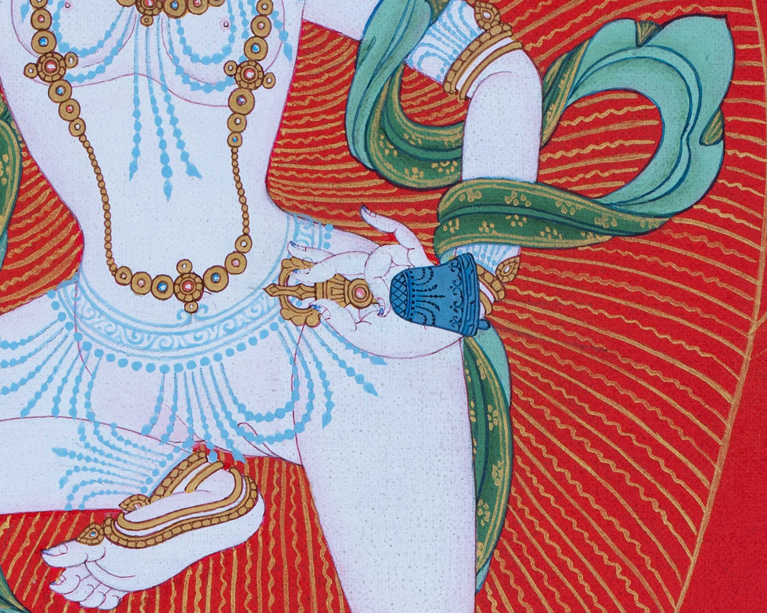 Radiant Mother Machig Labdron Thangka