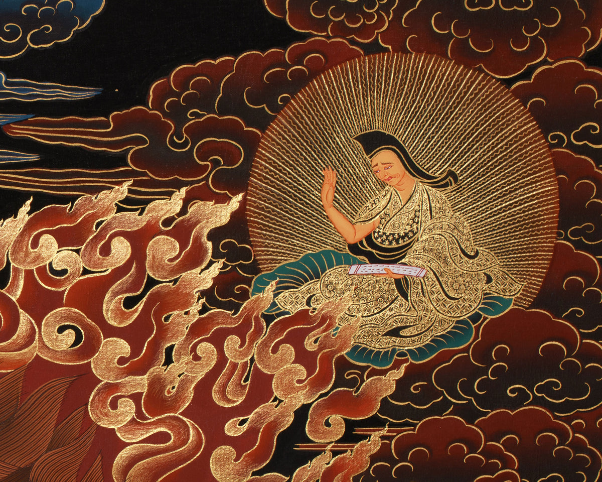 Fierce Yama Dharmaraja | Wrathful Dharma Protector and Lord of Death in Tibetan Buddhist Tradition