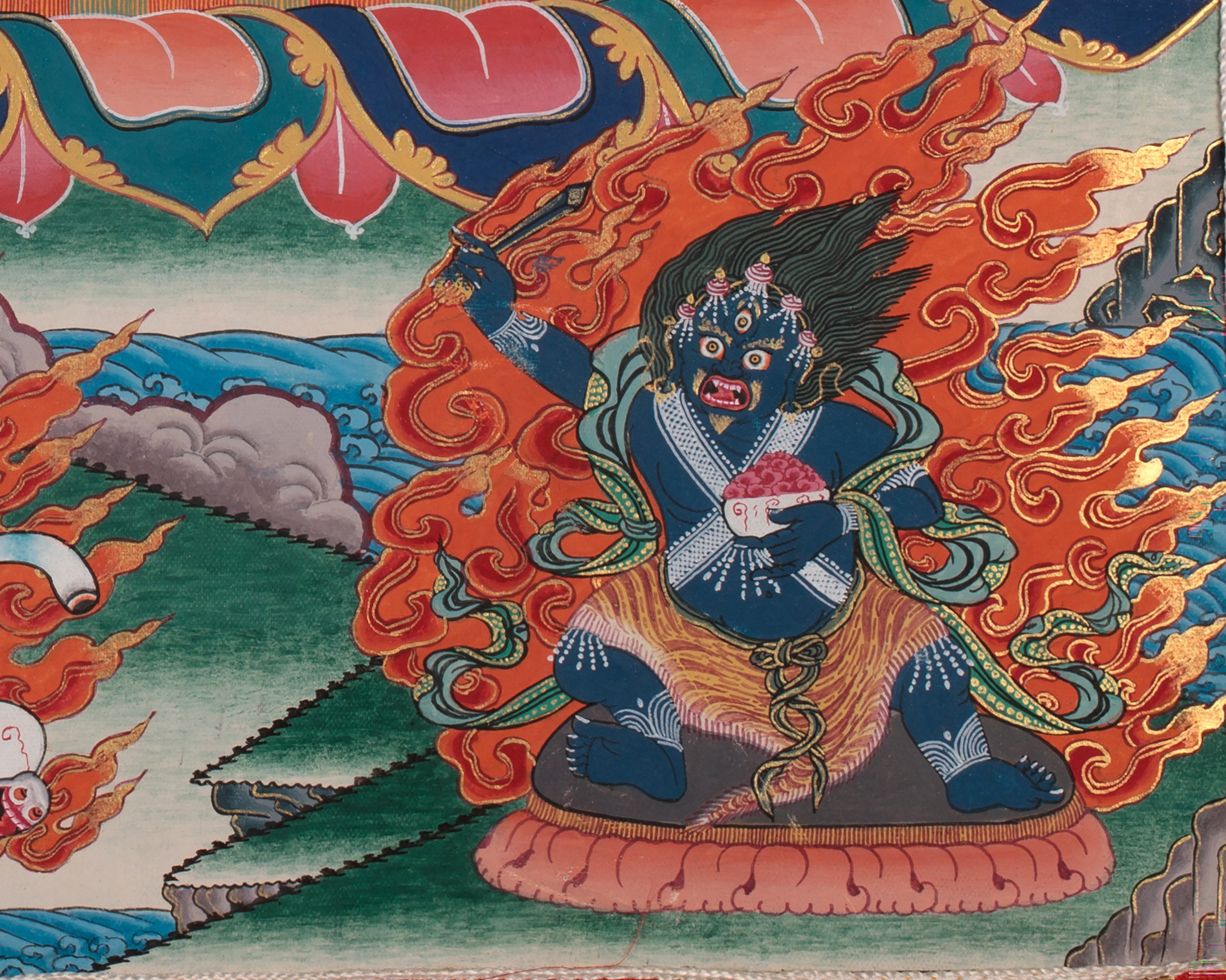 Heruka Yamantaka Thangka | The Wrathful Conqueror of Death