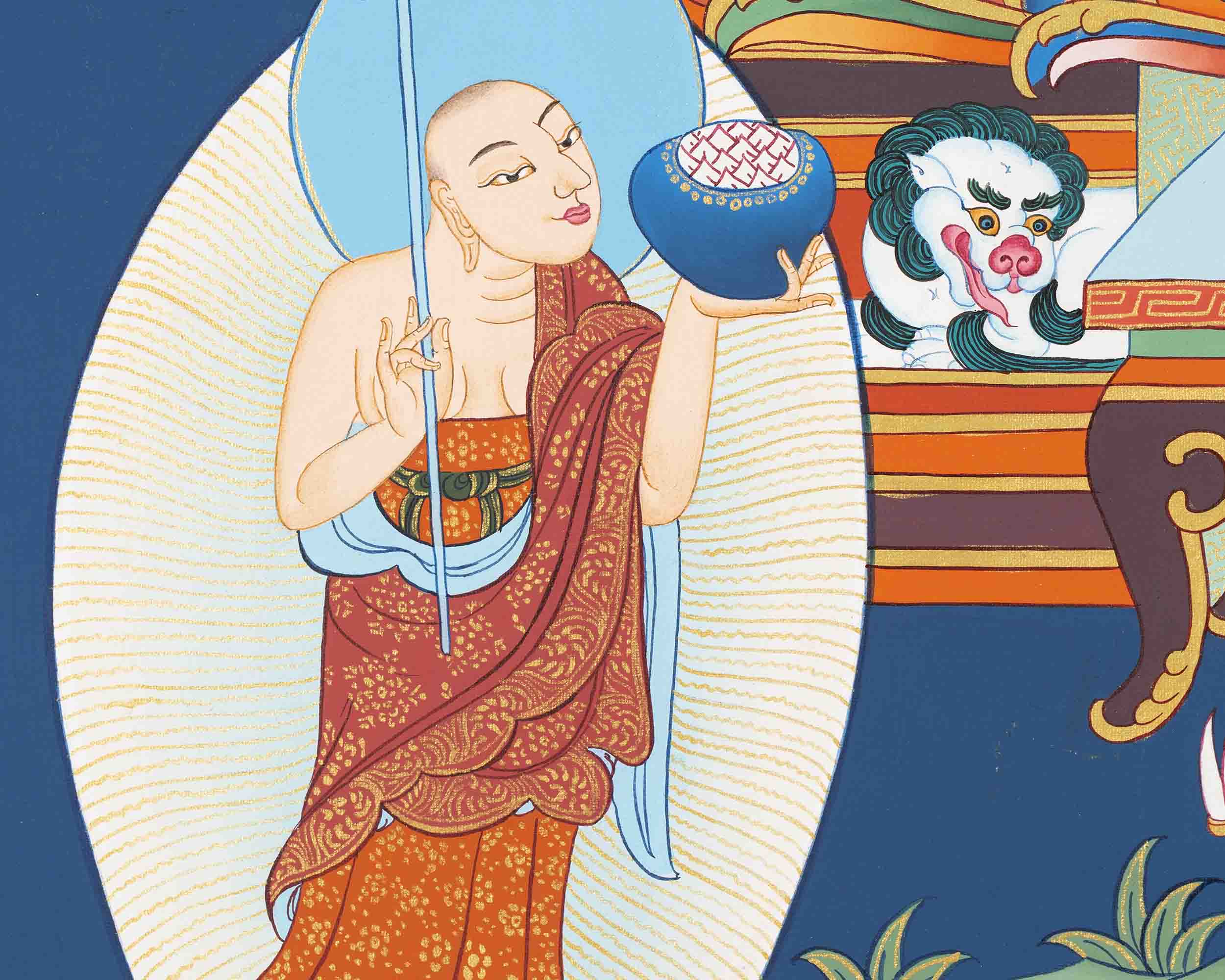 Shakyamuni Buddha Thangka | Tibetan Buddhist Wall Decoration Painting