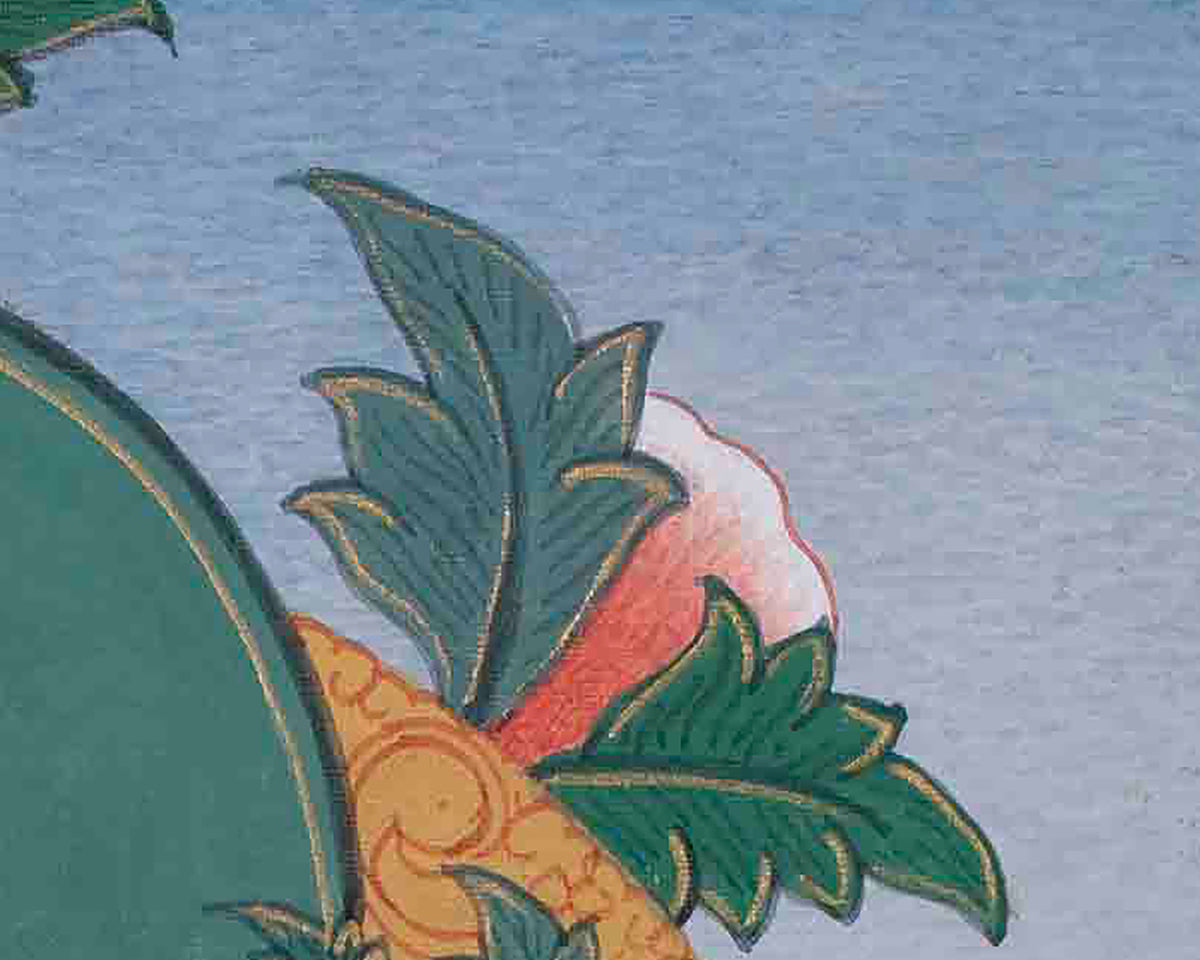 Traditional Hand Painted Chenrezig Thangka Painting | Chenrezig Thangka