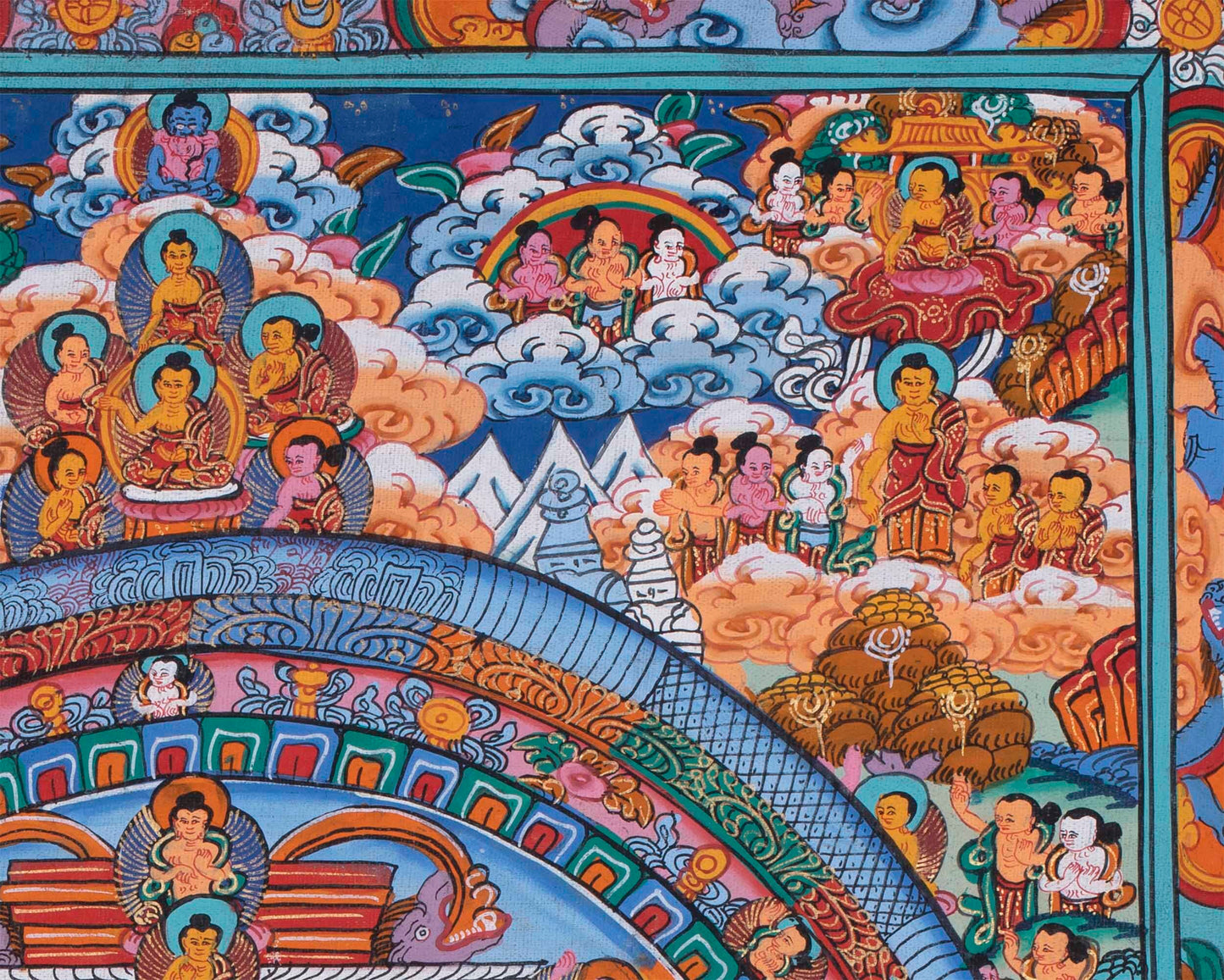 Buddha Mandala Thangka | Hand-painted Tibetan Thangka