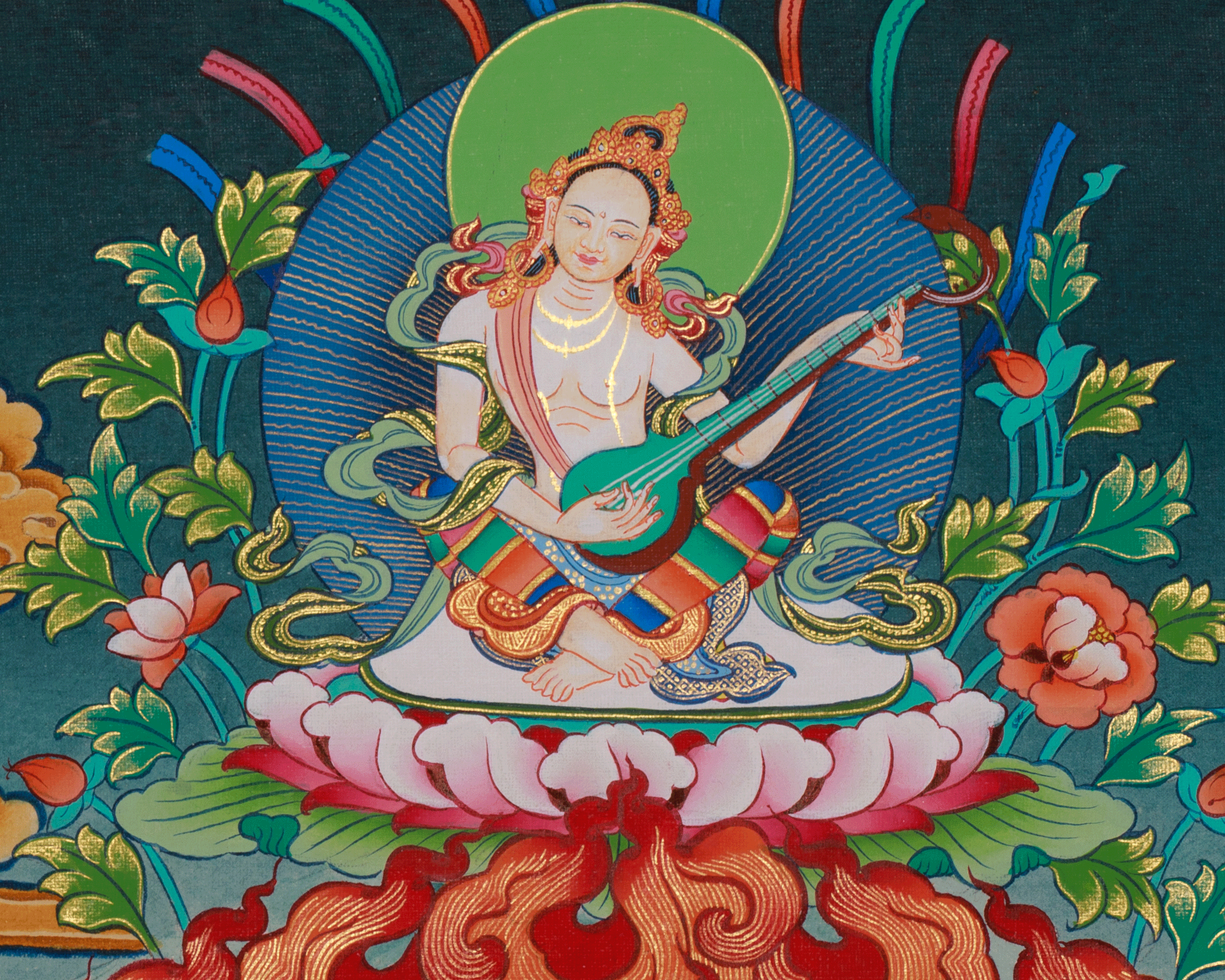 Tantric Vajrayogini Art | Fierce Protector | Tantric Goddess of Transformation