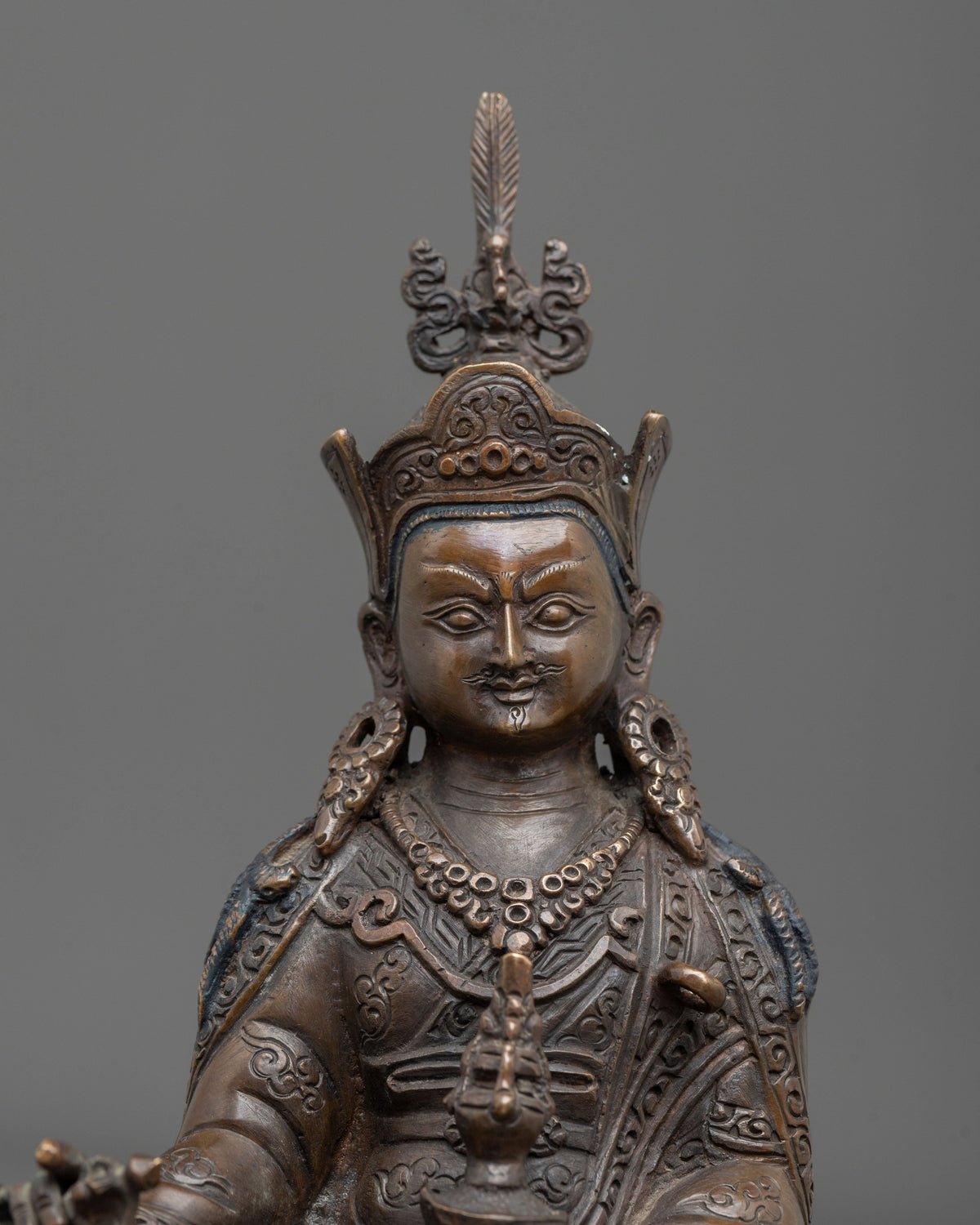 Handmade Padmasambhava Sculpture  | Spiritual Home Decor