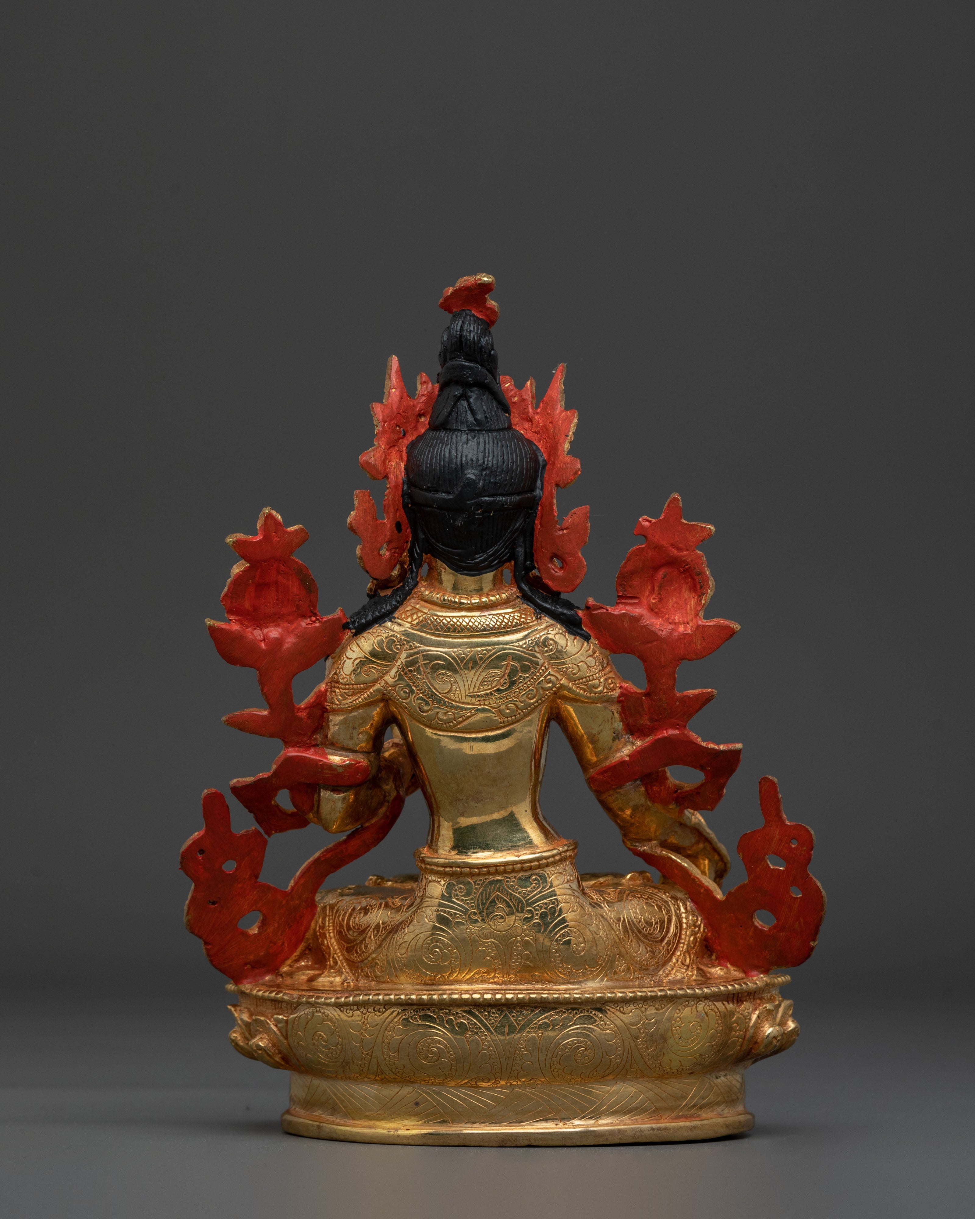 Traditional Himalayan White Tara Figurine | Spiritual Home Decor