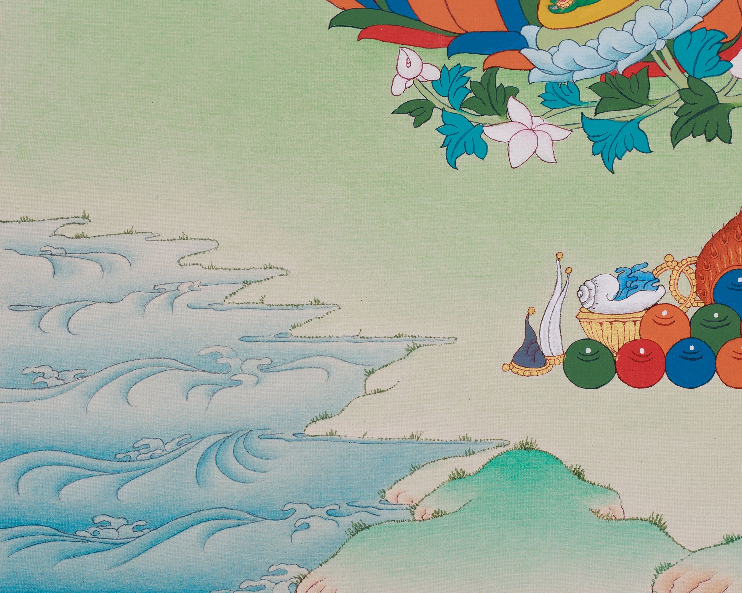 Sacred Green Tara Thangka | Shyama Tara | Mother of All Buddha
