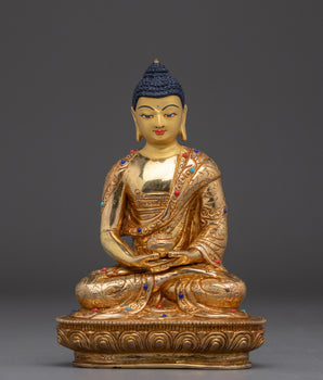 Golden Sukhavati Ruler Amitabha Buddha Artwork 