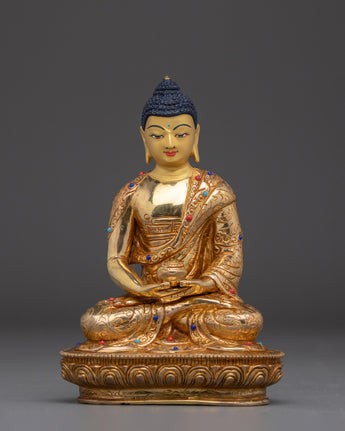 Golden Sukhavati Ruler Amitabha Buddha Artwork 