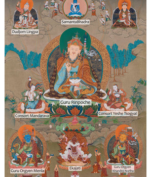 The Second Buddha Guru Padmasambhava | A Masterpiece of Divine Assembly