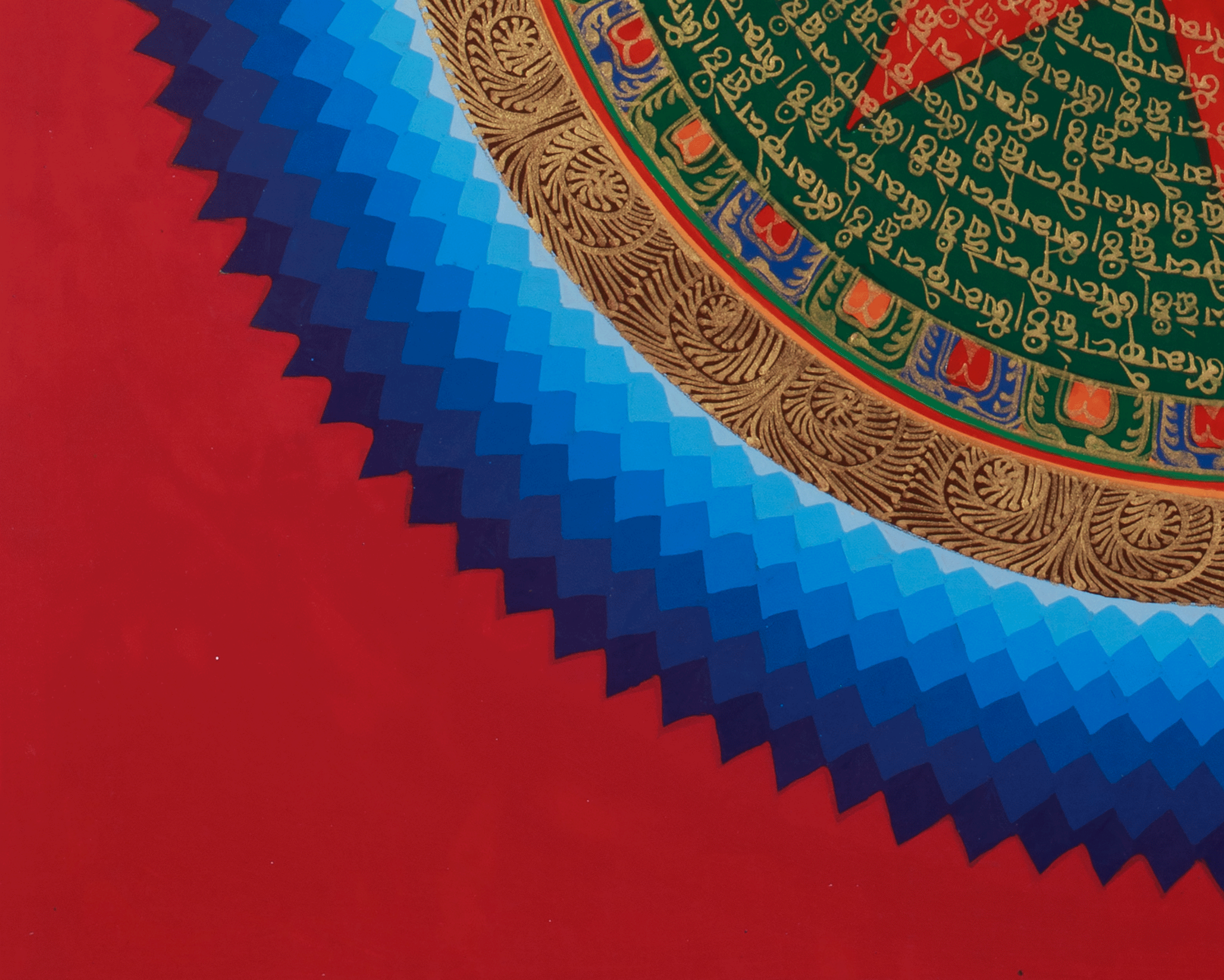 Traditional Mantra Mandala Art | Vajrayana Practice and Inner Clarity