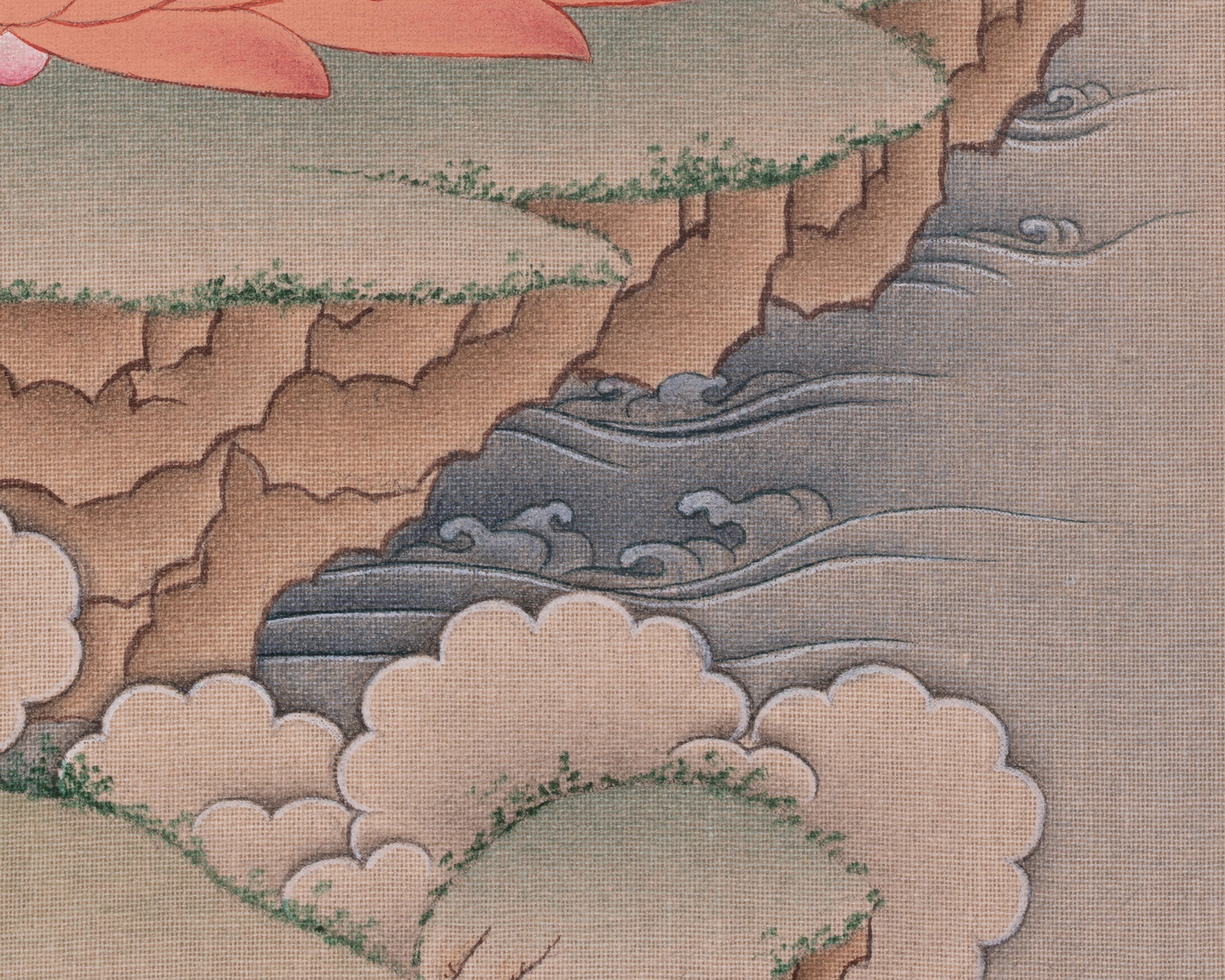 Vajrasattva Purification Art | Wisdom Deity | Spiritual Artwork