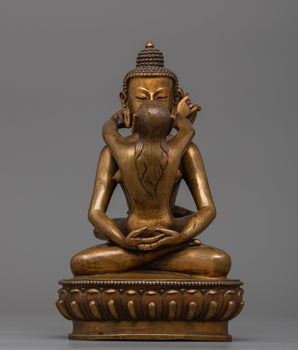 samantabhadra-and-consort-together statue