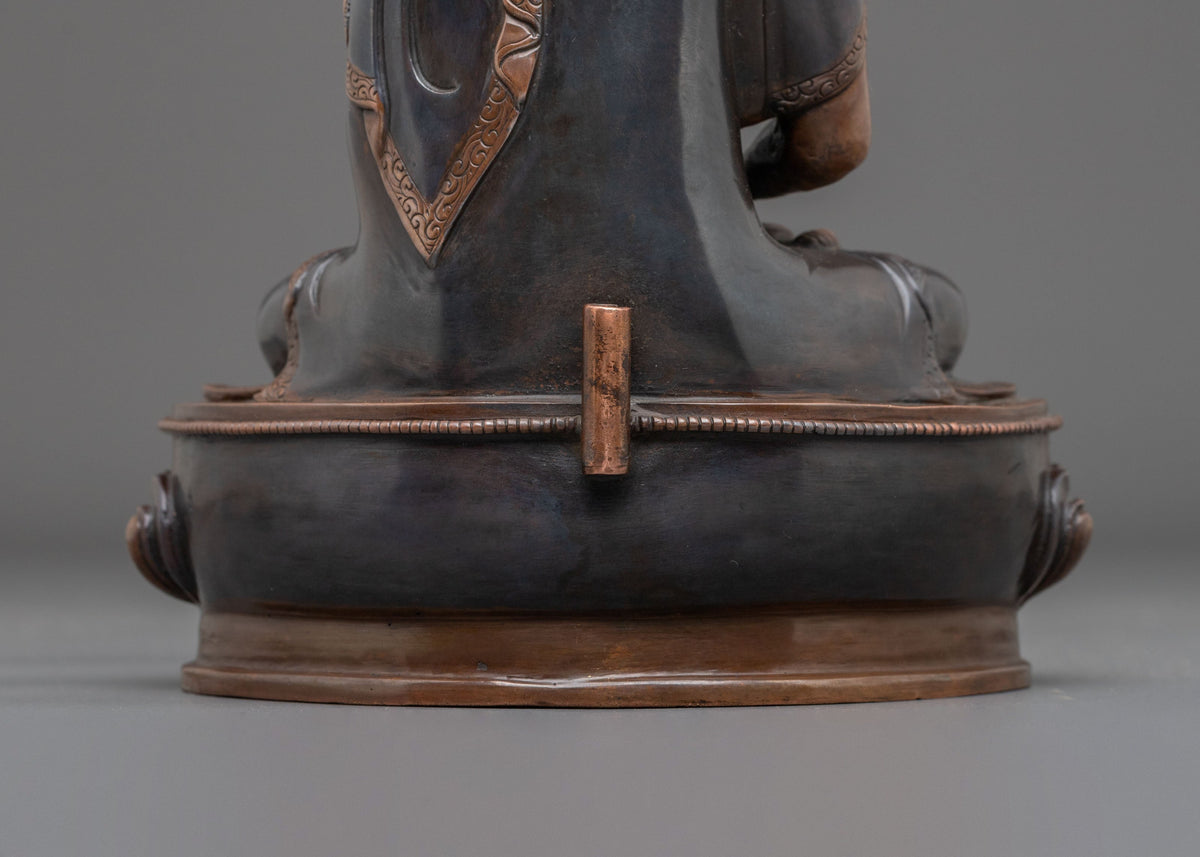 Pure Land Buddha Amitabha Statue | 24K Gold Gilded Buddhist Sculpture