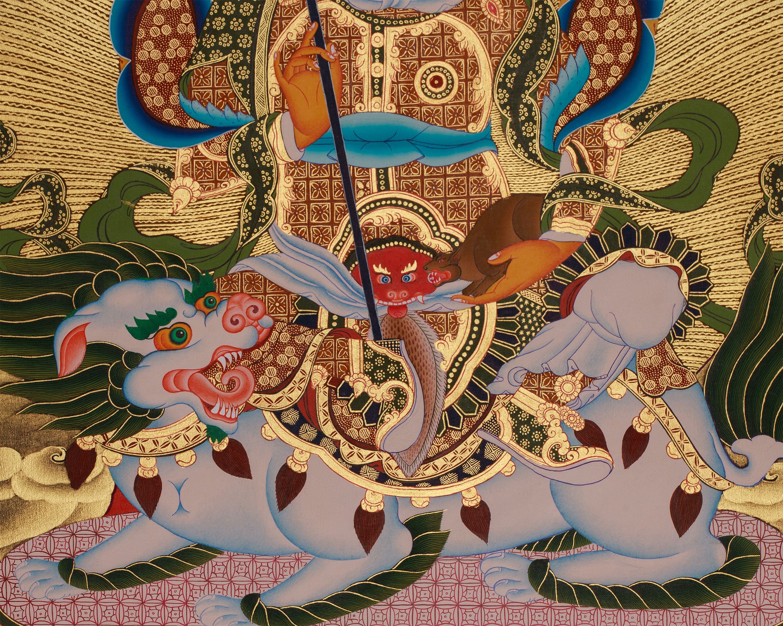 Vaishravana Painting | Guardian King of Wealth and the North