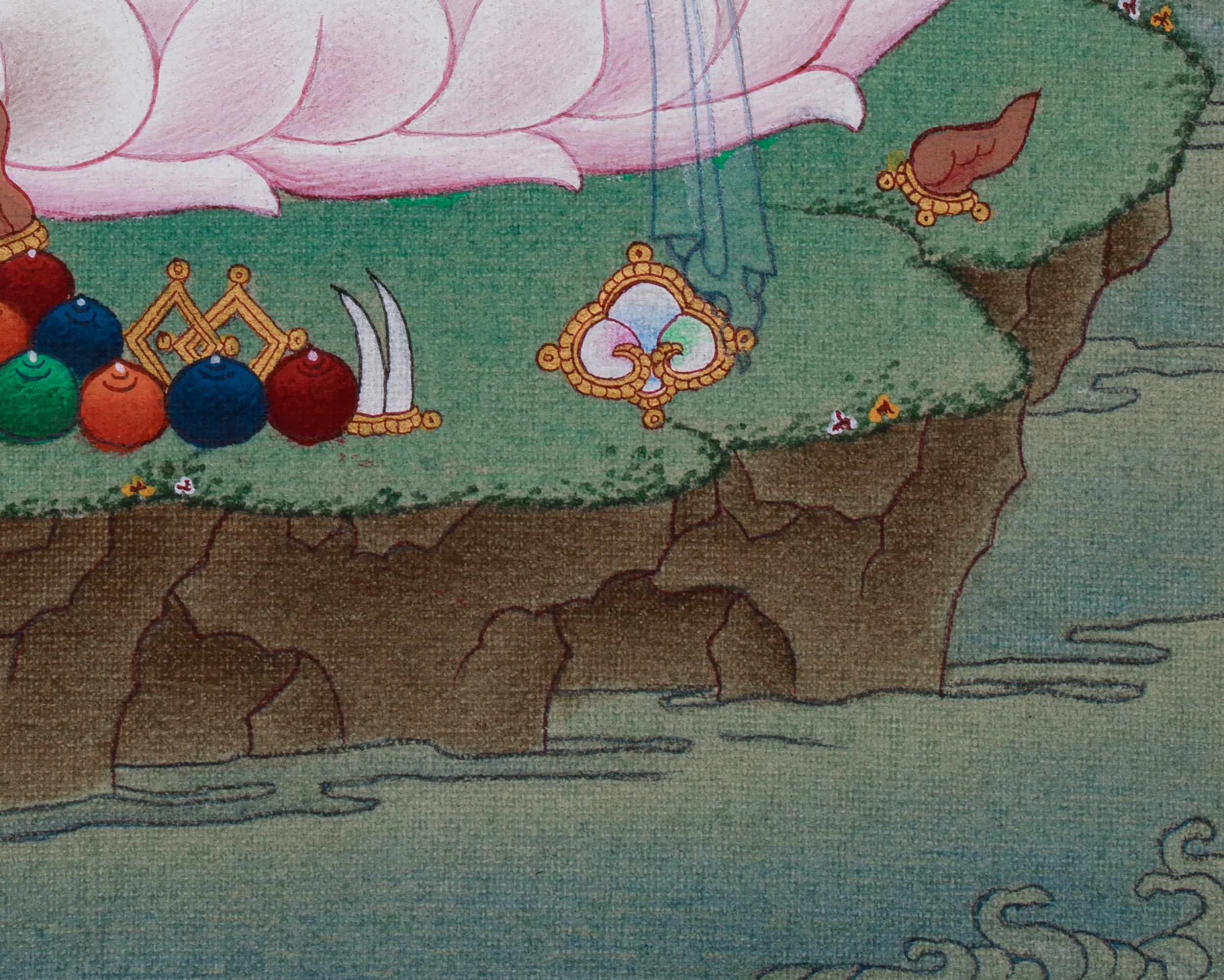 Chenrezig Blessings Thangka | A Sacred Symbol of Compassion