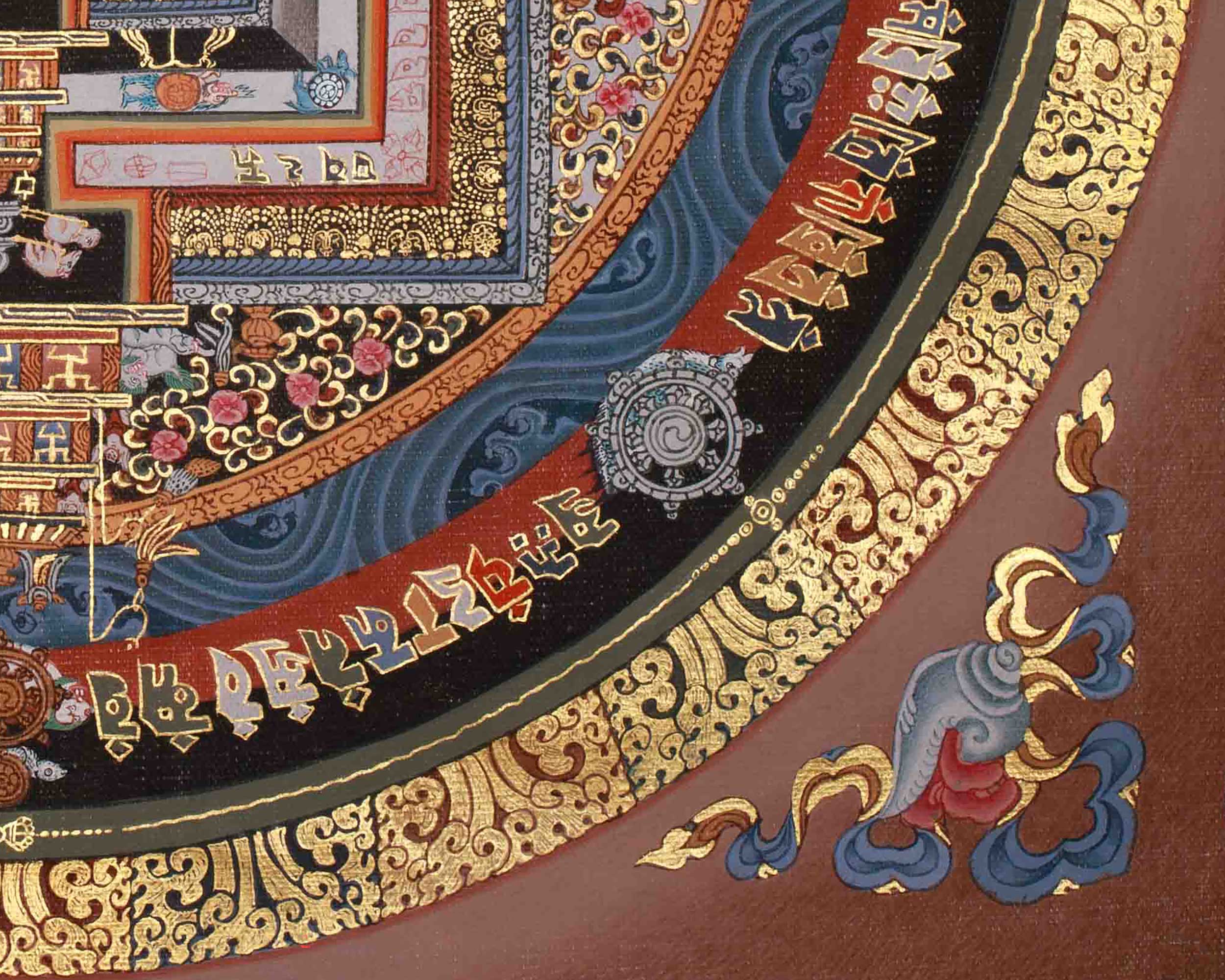 Dharma Art Kalachakra Mandala | Representing Cosmic Harmony and Enlightenment
