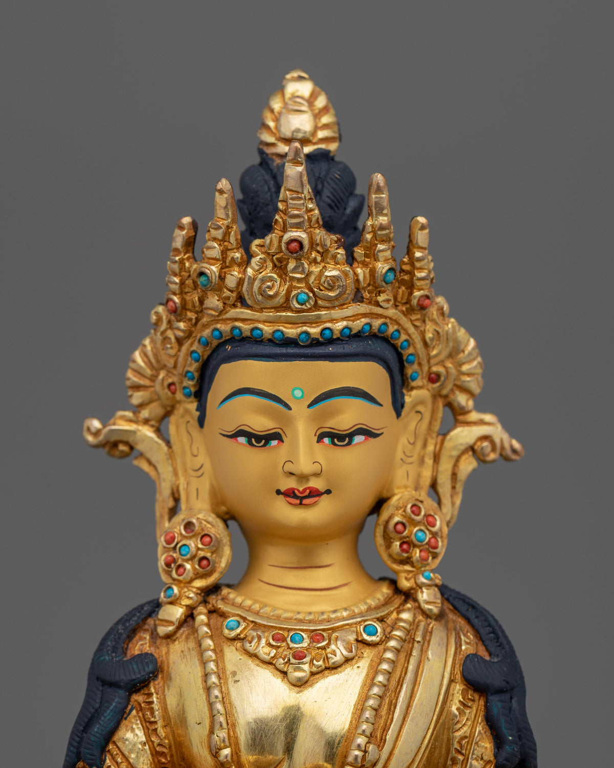 Kshitigarbha Ruler of Hell | 8.9 Inch Handcrafted Buddhist Statue
