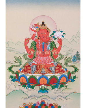 red-chenrezig-with-consort