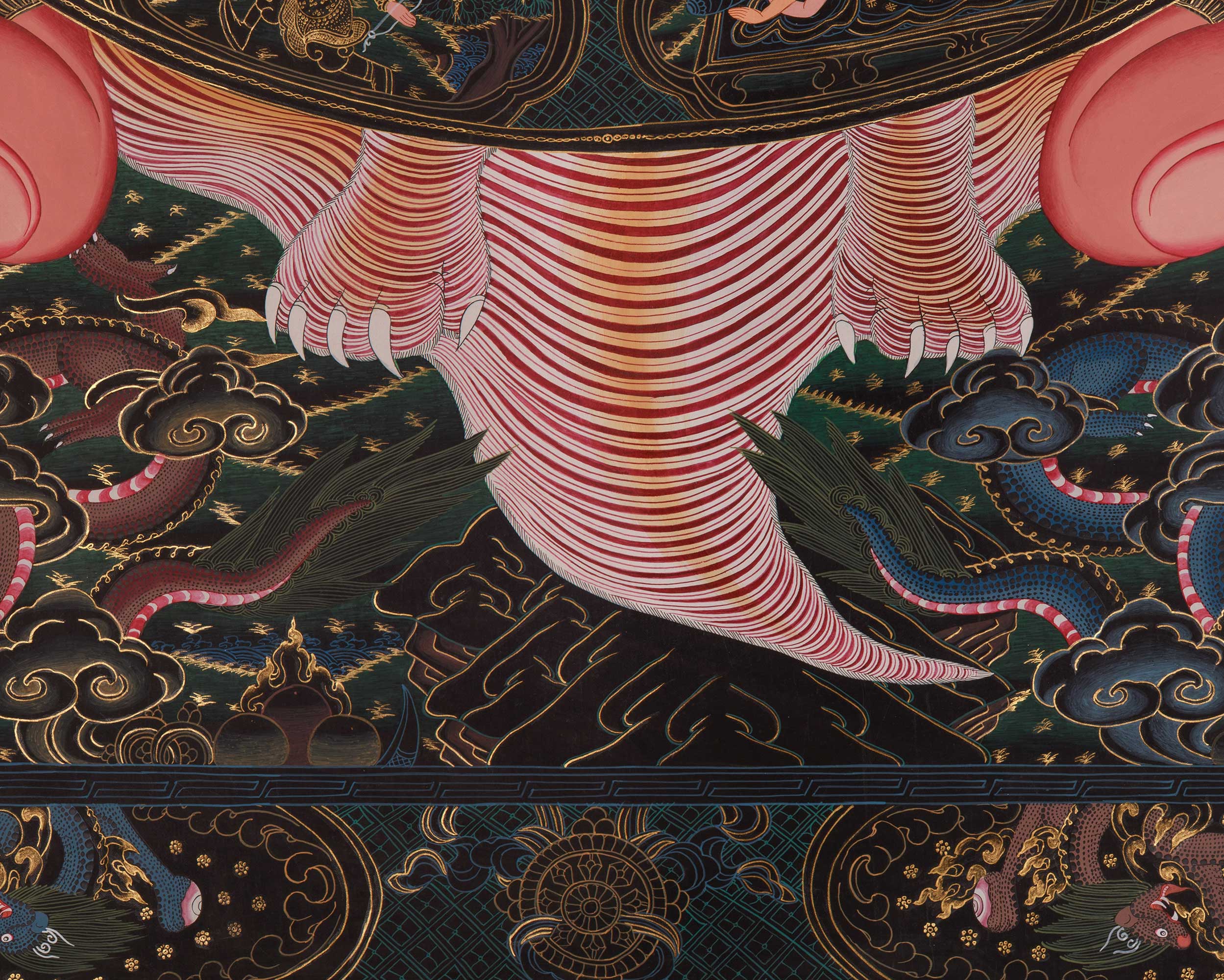Authentic Wheel of Life Art | Sacred Tibetan Bhavachakra Thangka | Home Decor