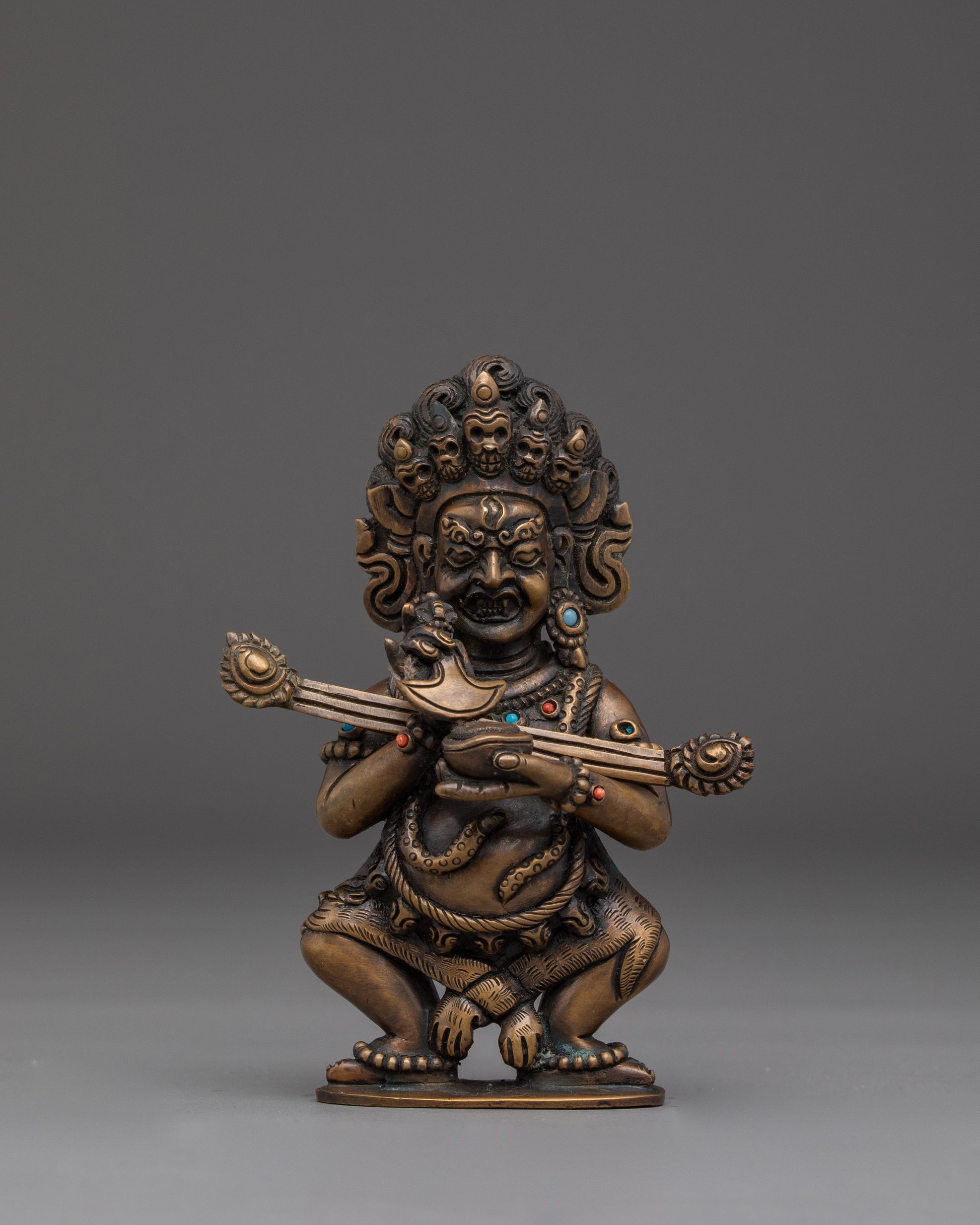 Mini Sakya Mahakala Statue 