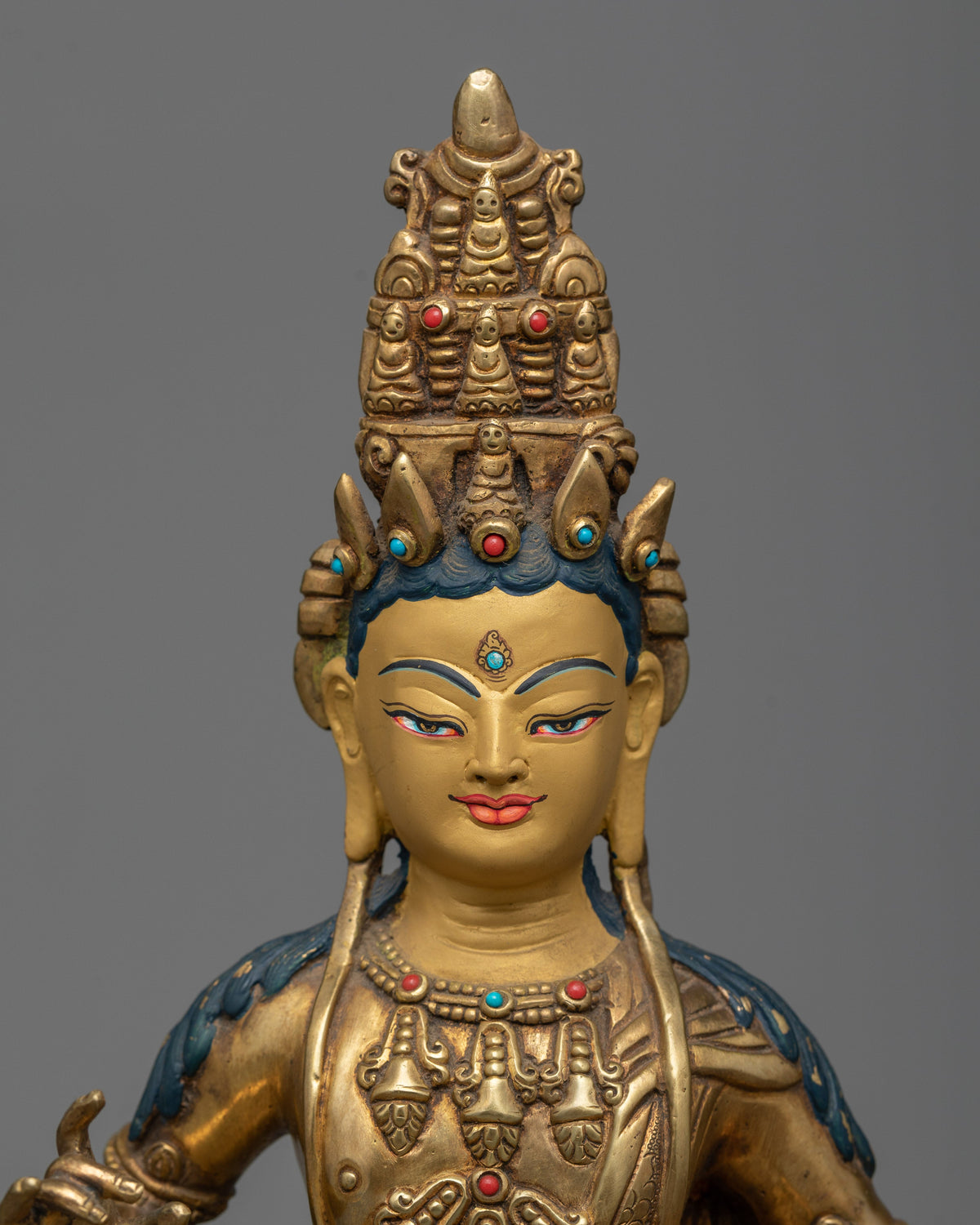 Compassionate Akasagarbha Bodhisattva Statue | The Guardian of the Underworld