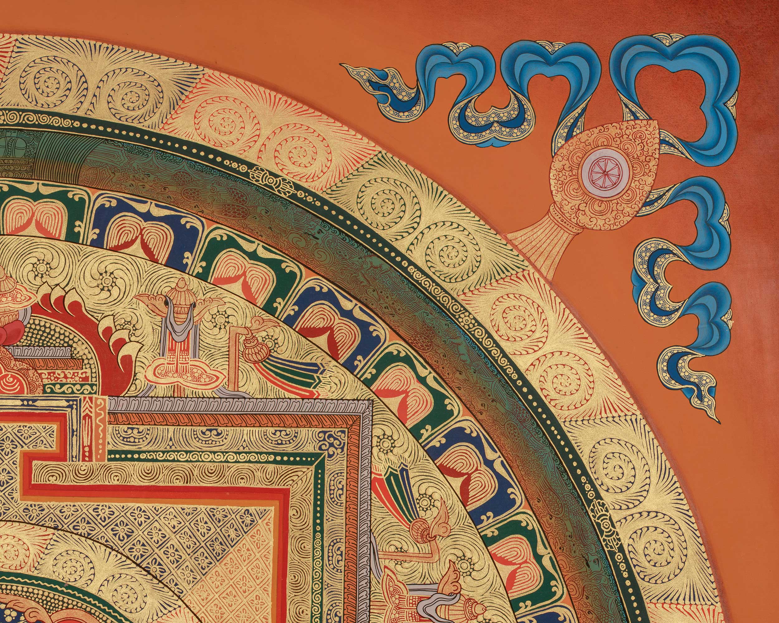 Chenrezig Mandala Art | Bodhisattva of Infinite Compassion | Sacred Artwork