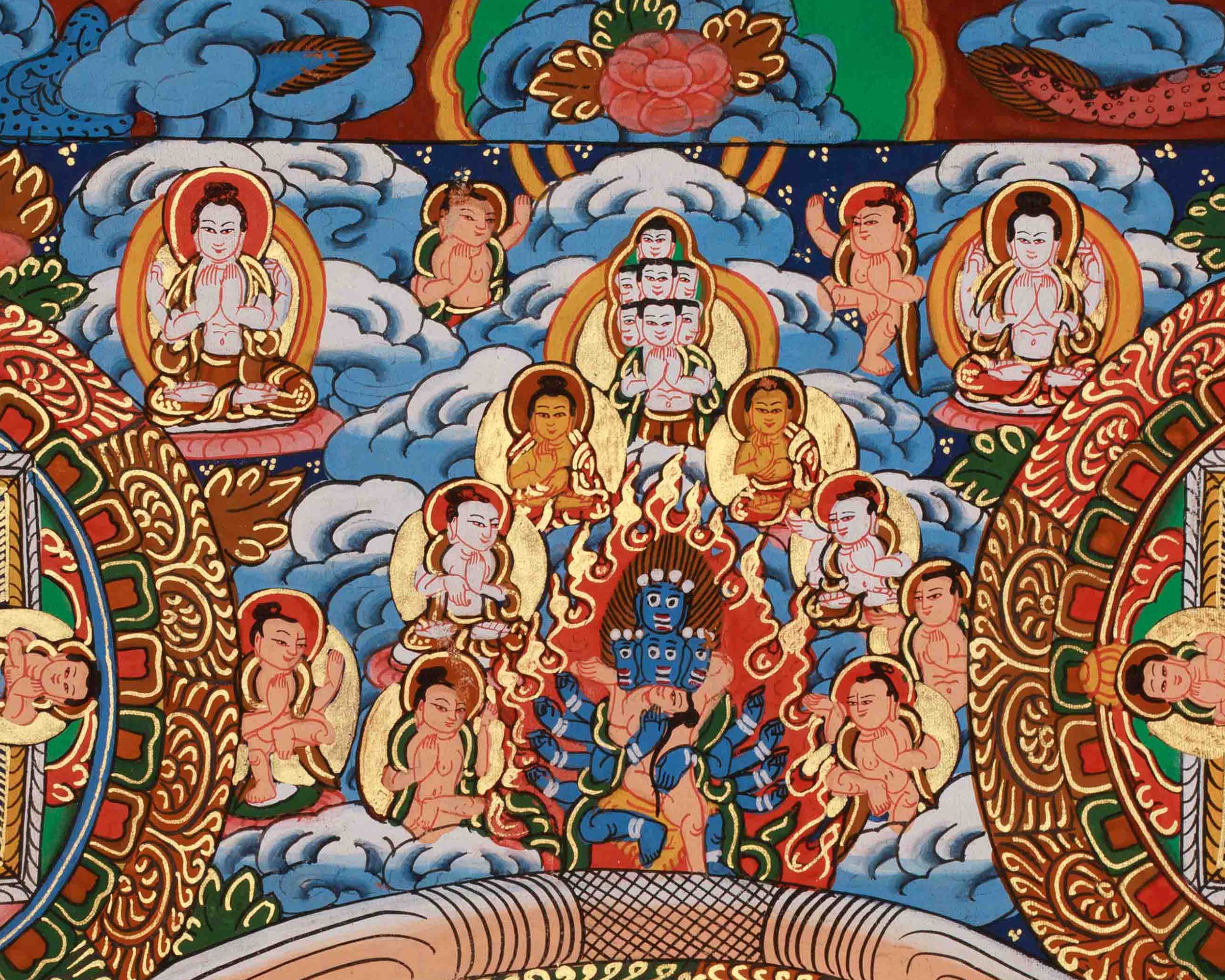 Traditional Five Mandala Art | Inner Transformation and Awakening