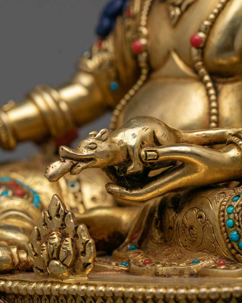 Jewels Deity Dzambhala Statue | Invoking Prosperity and Abundance