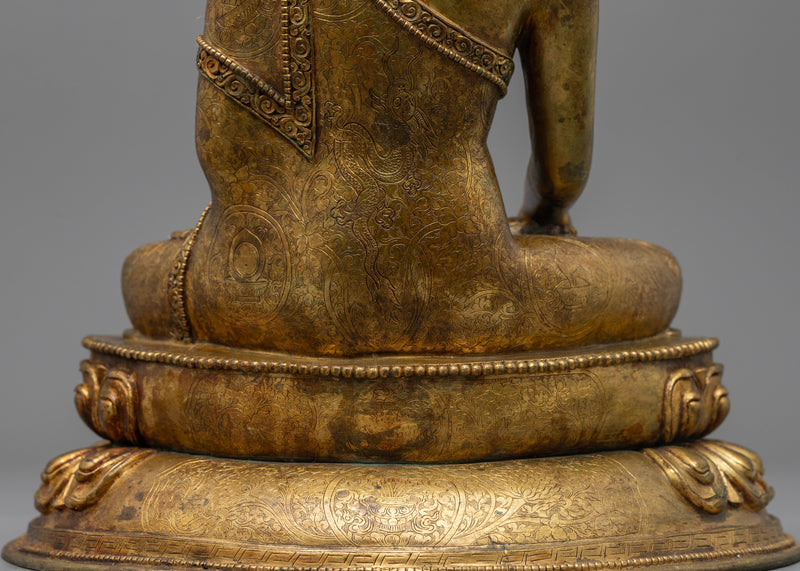 Buddha Shakyamuni Sculpture Tibet | Handmade Buddha Statue