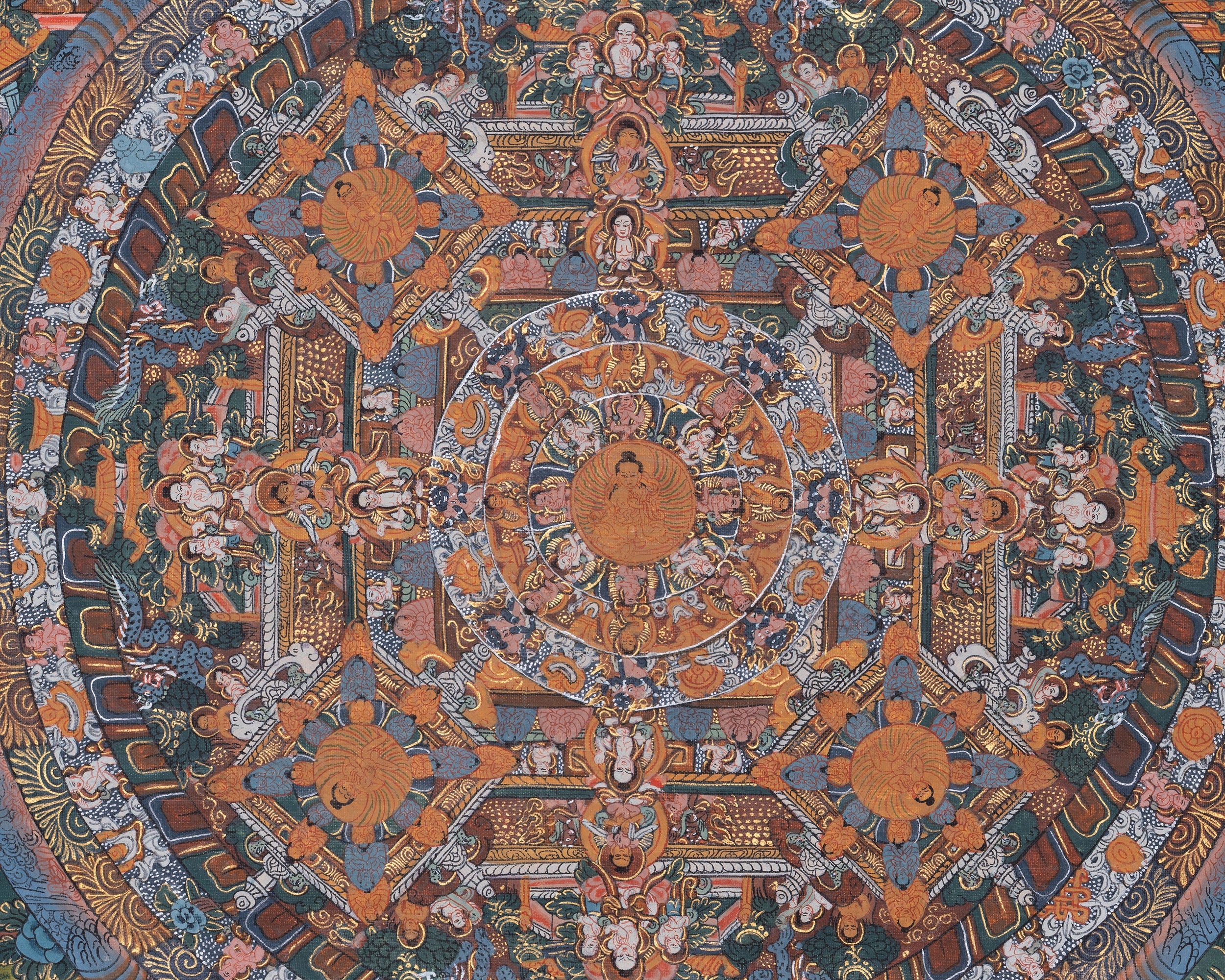 Traditional Buddha Mandala Artwork | For Deep Meditation and Focus