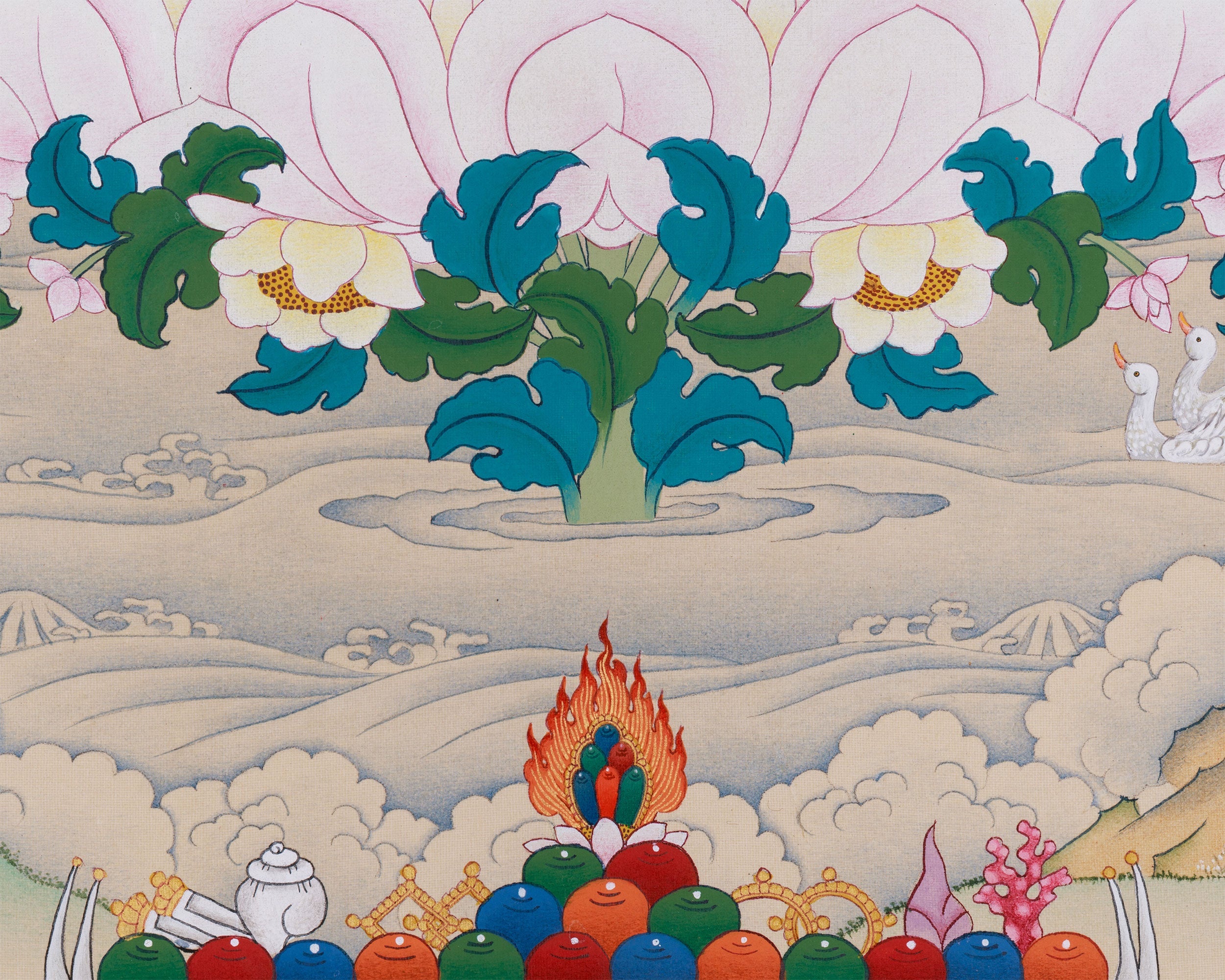 Vajrasattva with Amitabha Buddha | Purification and Compassionate Wisdom