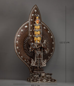 Himalayan 1000 Armed Chenresig Figurine | Compassion Deity Statue