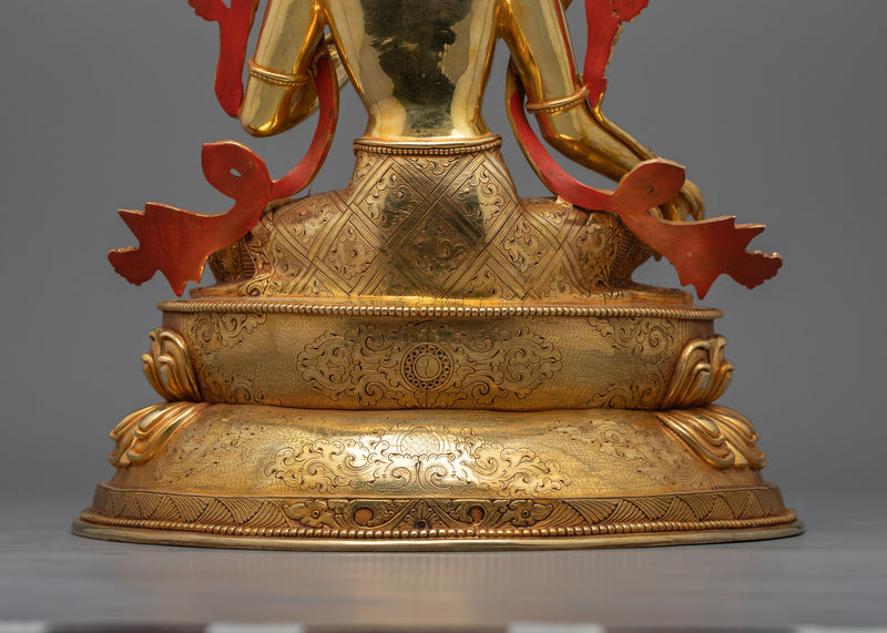 The Diva Green Tara Statue | Manifestation of Compassion and Protection
