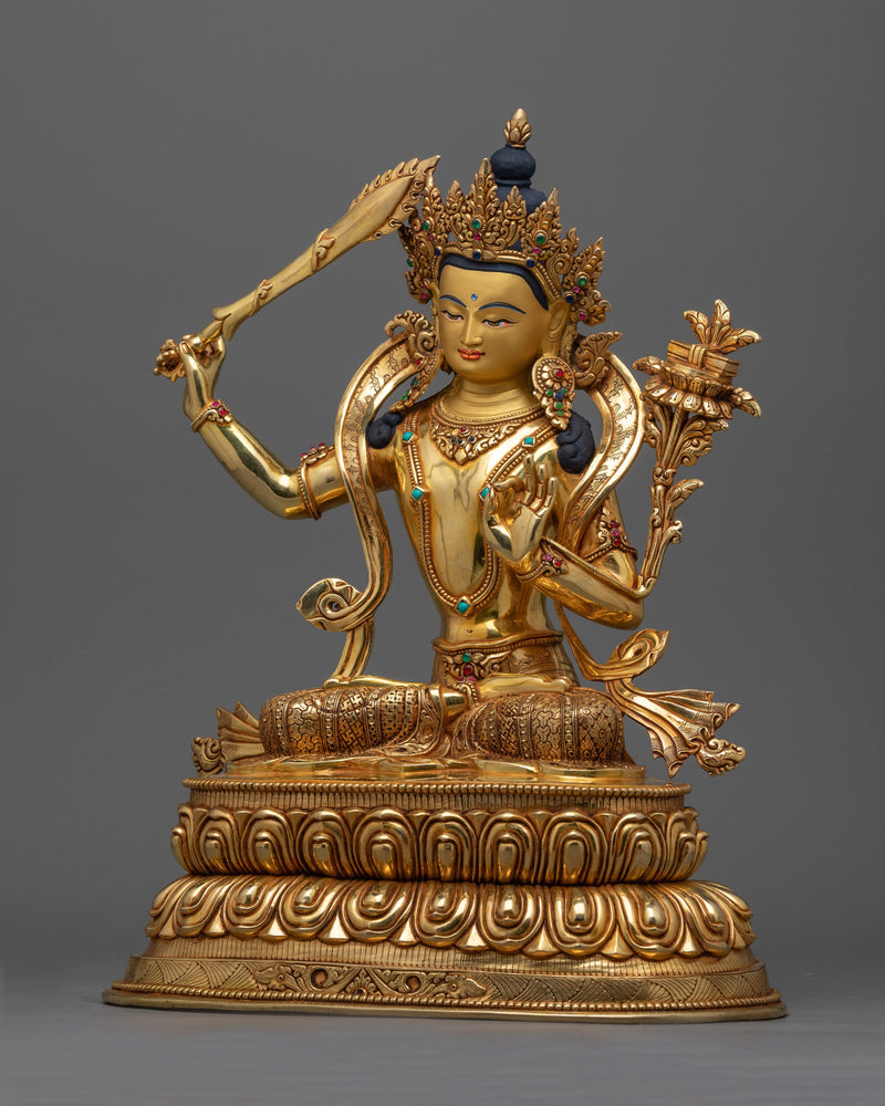 wisdom-bodhisattva-deity-manjushriwisdom-bodhisattva-deity-manjushri