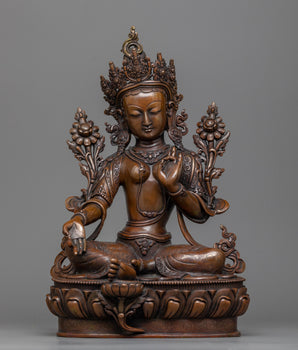 ma green-tara-copper statue