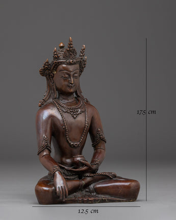handmade-crown-shakyamuni-buddha-sculpture