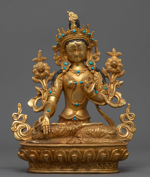 buddhist-goddess-white-tara-statue