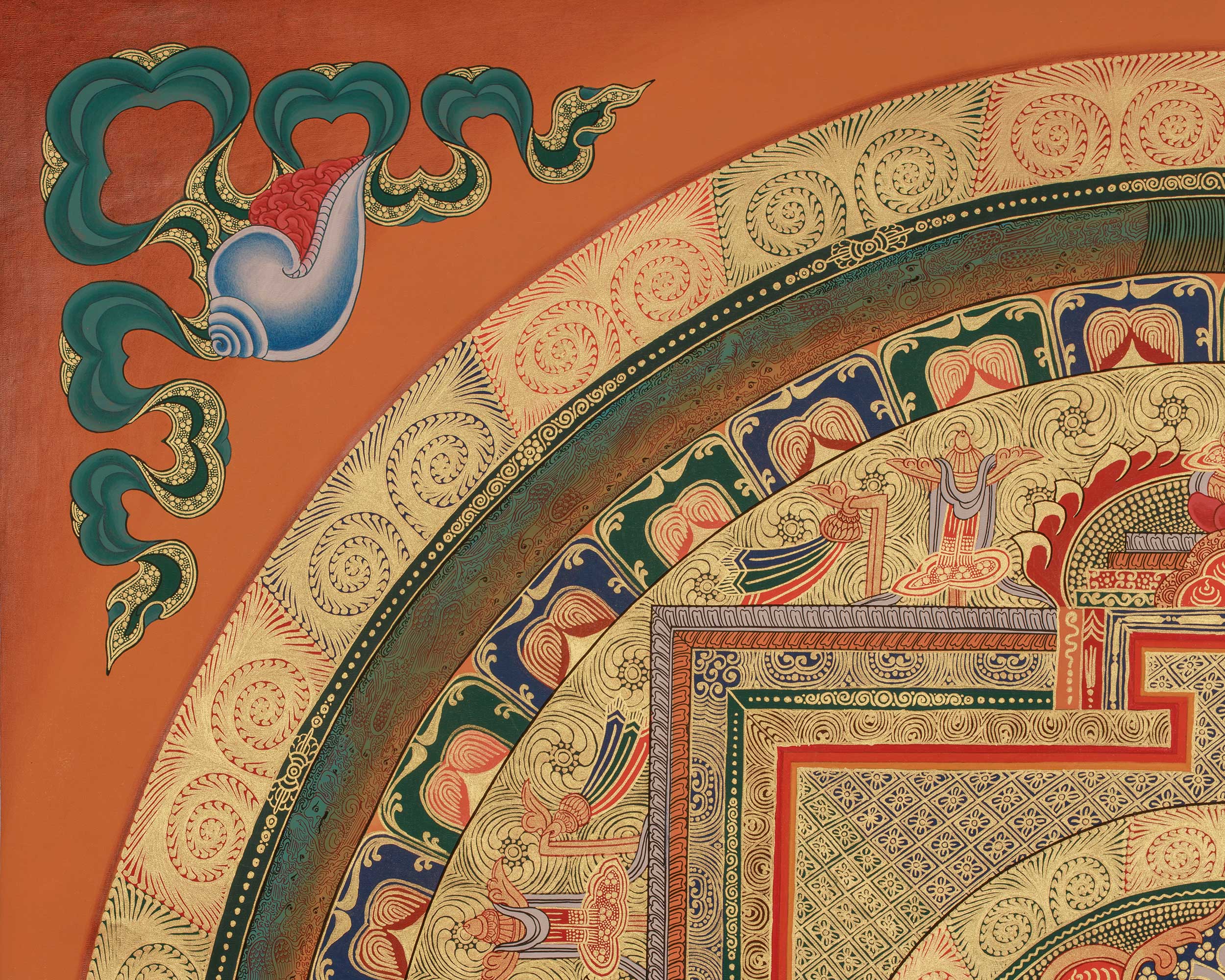 Chenrezig Mandala Art | Bodhisattva of Infinite Compassion | Sacred Artwork