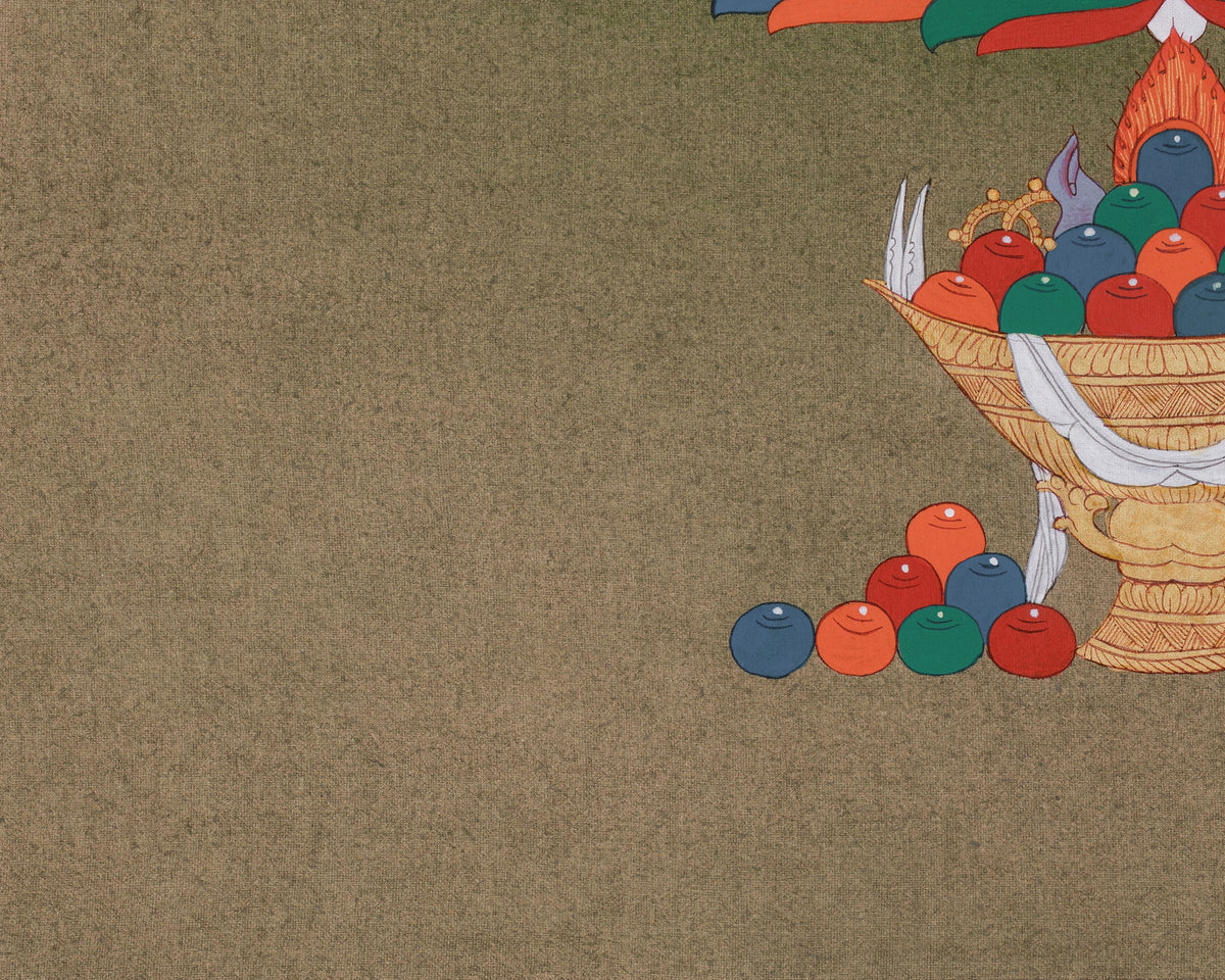 Beautifully Painted Peaceful Sita Tara | Goddess of Healing and Protection