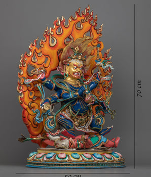 six-armed-mahakala-statue-for-shrine