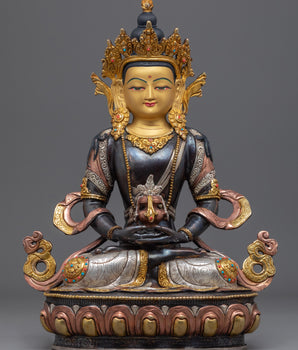 Amitayus Mantra Practice Statue