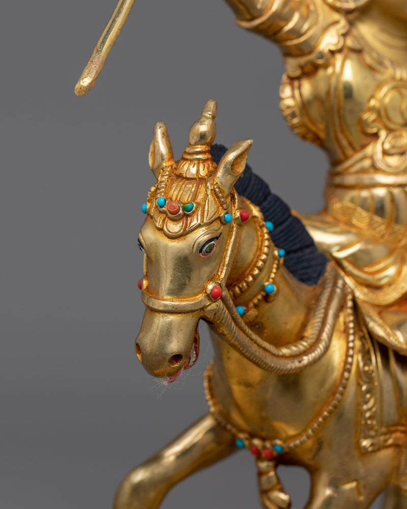 King Geshar Statue | Embrace the Majesty of Tibetan Royalty