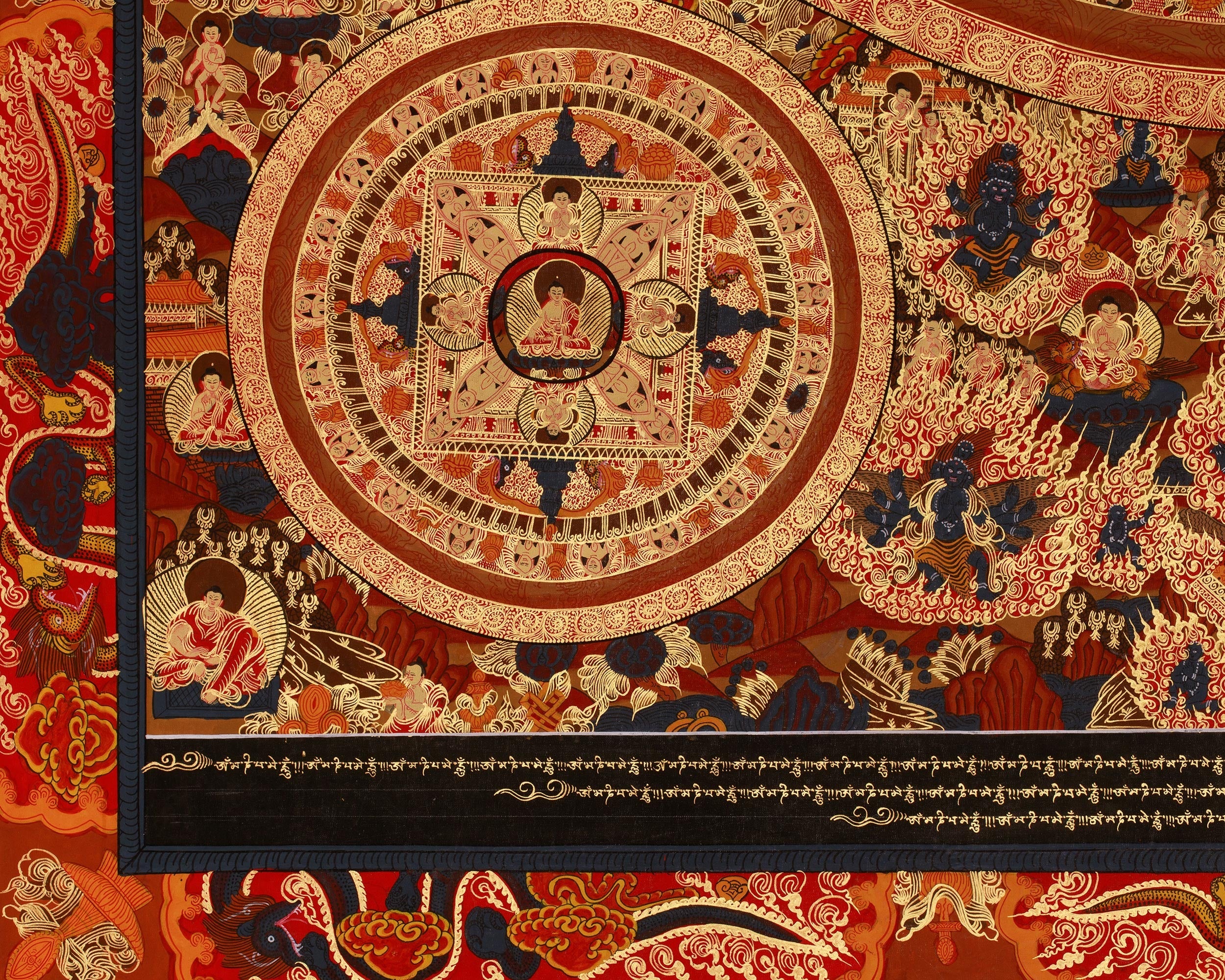 Divine Buddha Mandala | Timeless Symbol of Enlightened Wisdom