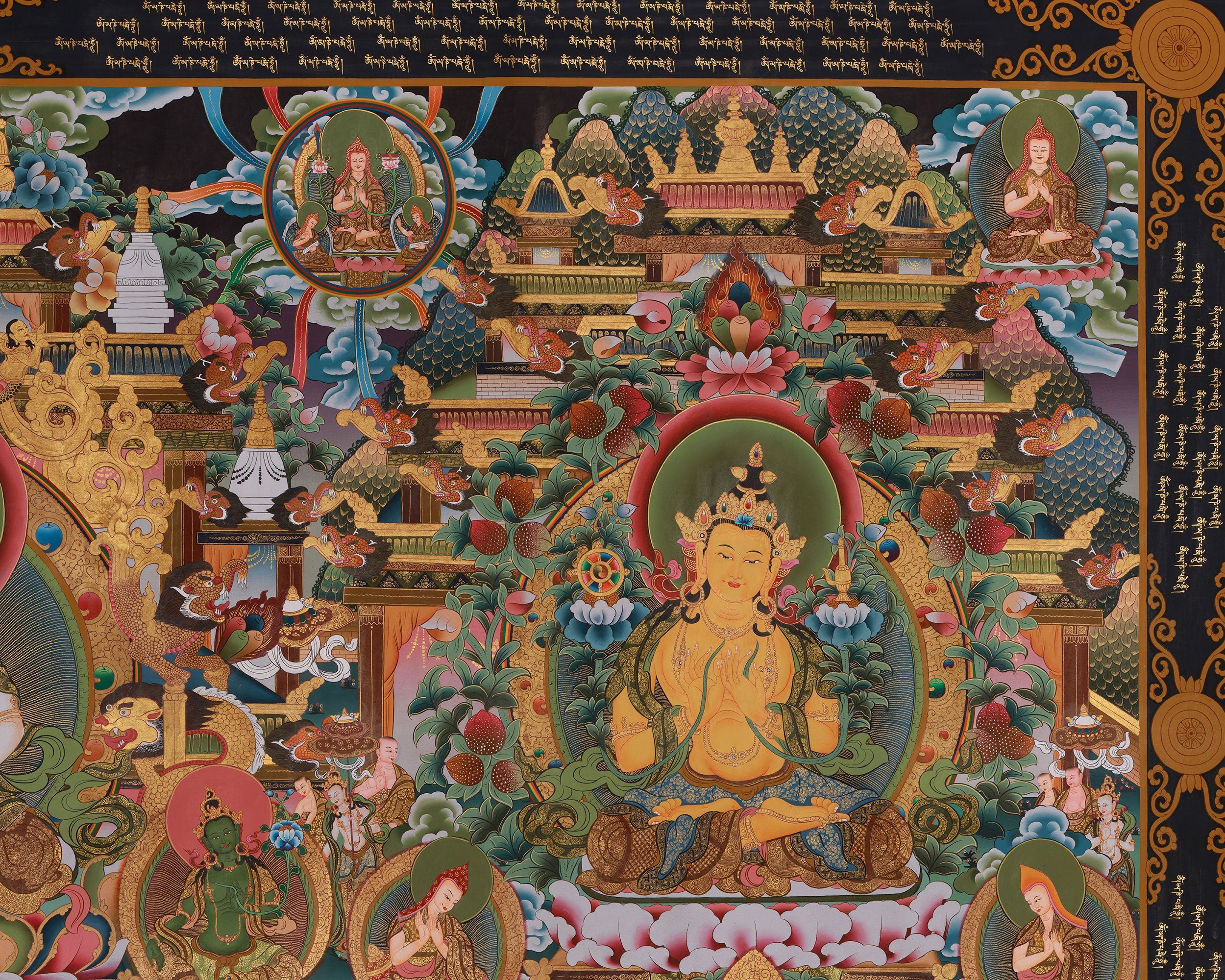 Purification Deity Vajrasattva Thangka | Dorje Sempa Artwork