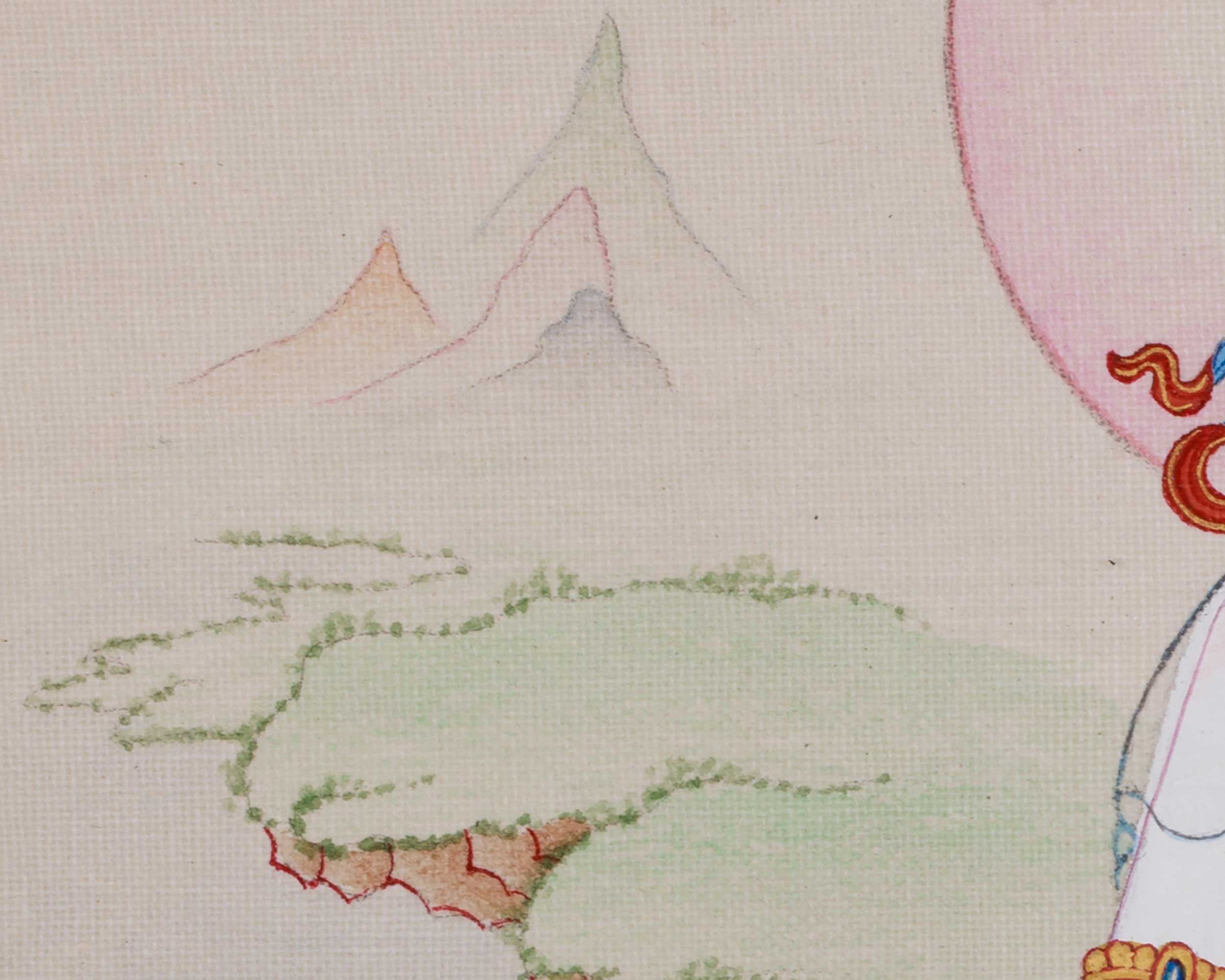 Peaceful Sita Tara Thangka | Compassion, Healing & Longevity Deity