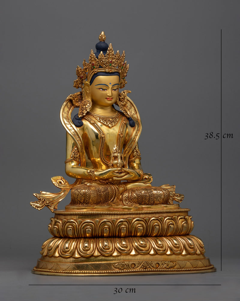Amitayus "Buddha of Endless Life" Statue | Handmade Nepali Sculpture