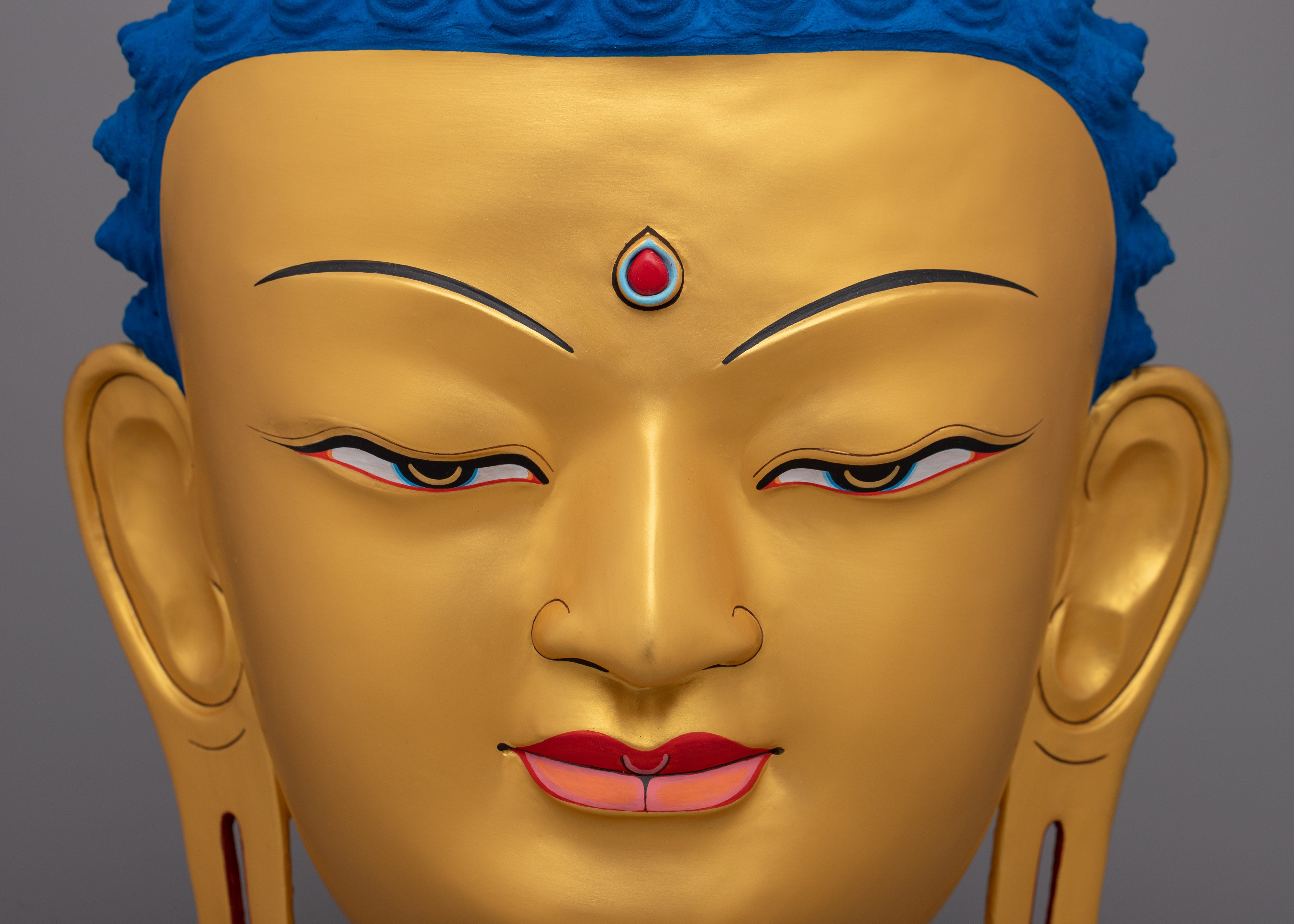 Large Buddha Head Statue | Handcrafted Buddha Sculpture for Home Decor