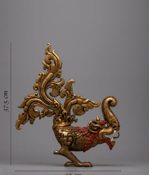 Copper Dragons Statues | Handcrafted Sculptures for Mythical and Mystical Home Decor