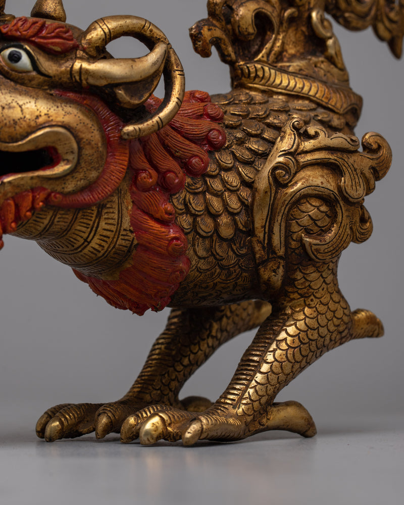 Copper Dragons Statues | Handcrafted Sculptures for Mythical and Mystical Home Decor